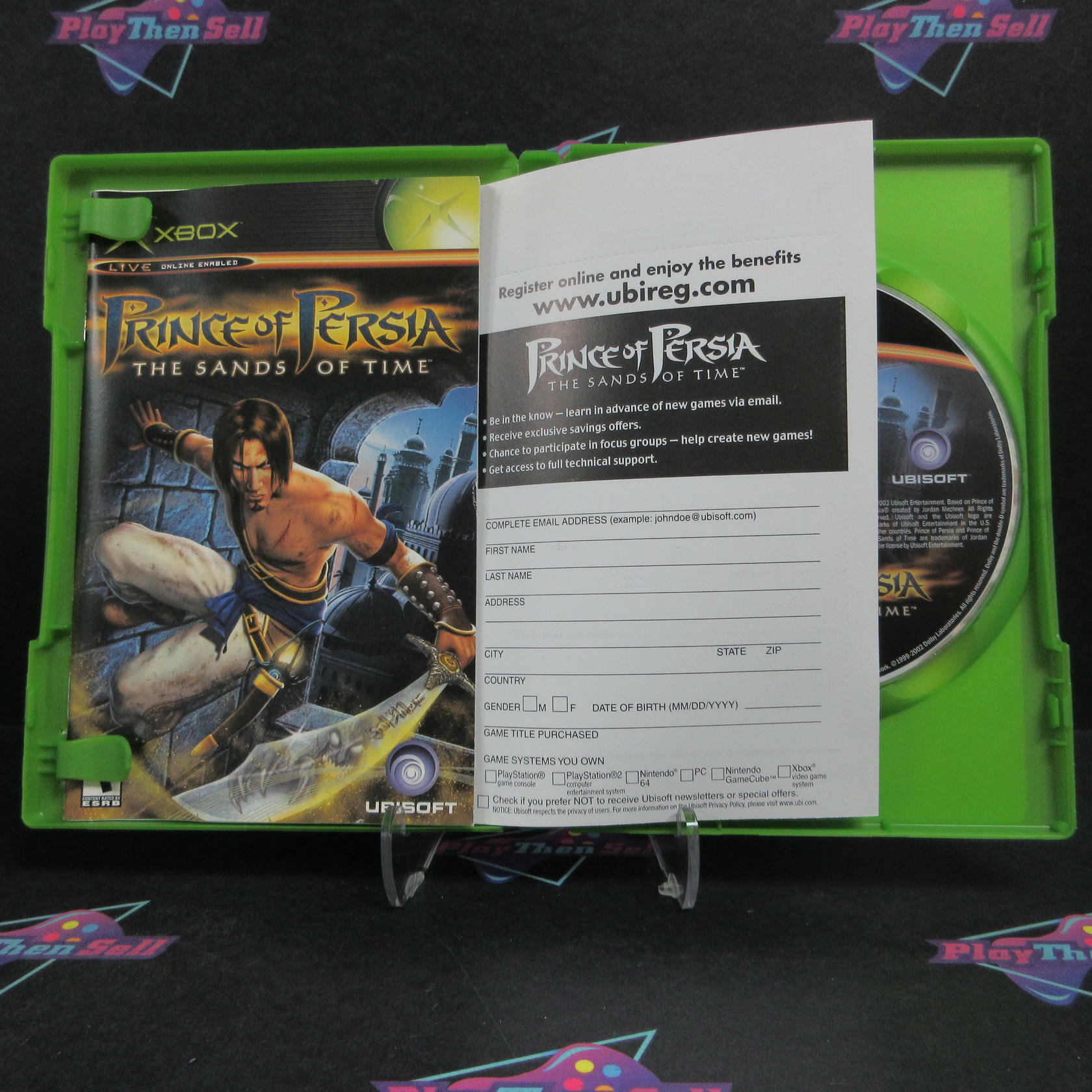 Prince of Persia The Sands of Time Xbox + Reg Card Complete - Refurbished