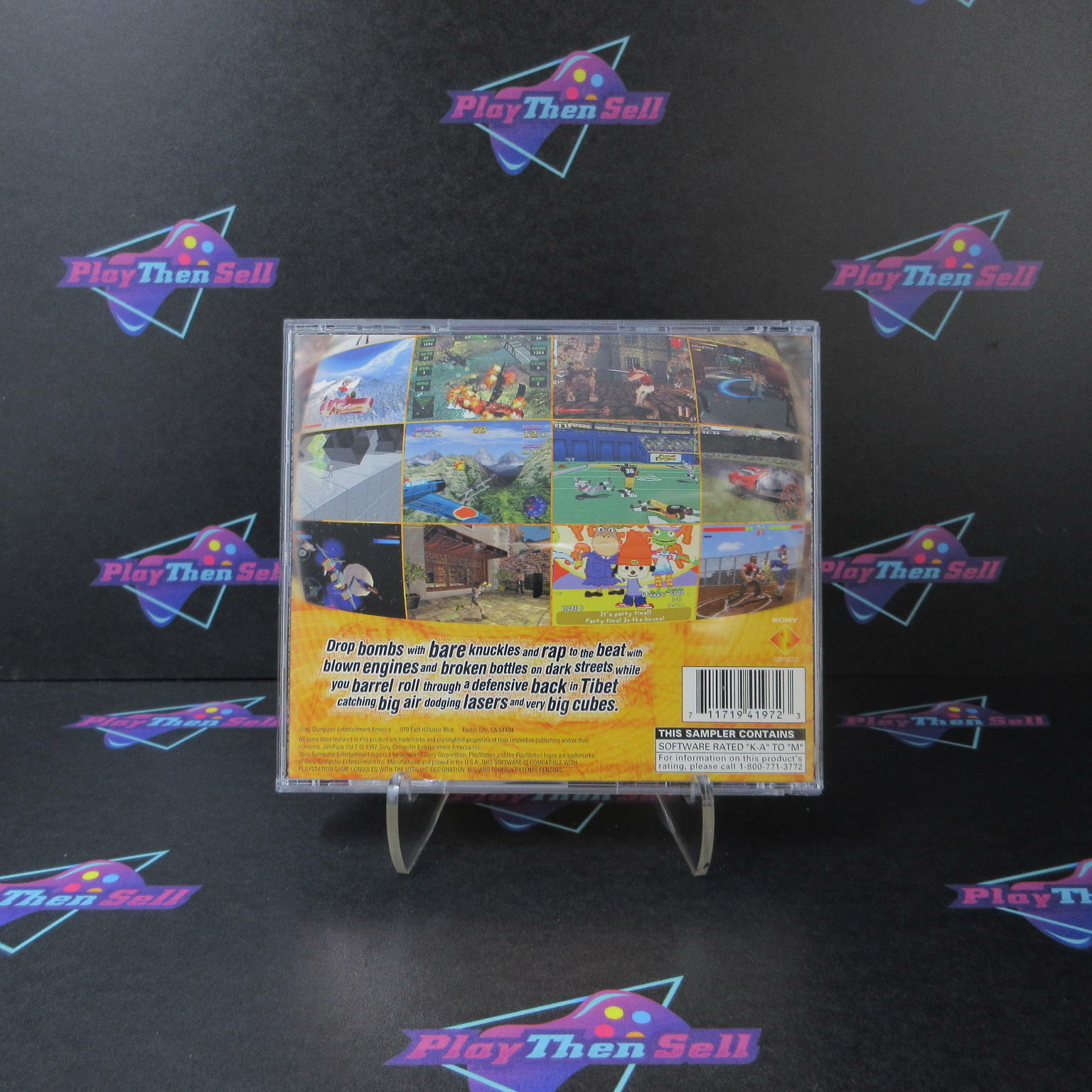 JAMPACK Vol. 2 PS1 PlayStation 1 Complete - Refurbished