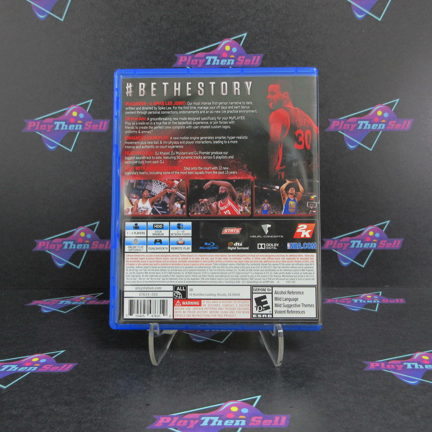 NBA 2K16 Early Tip-off Edition PlayStation 4 + Cards Complete - Refurbished