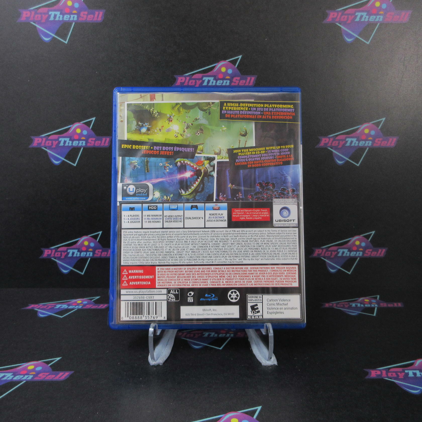 Rayman Legends PS4 PlayStation 4 Complete - Very Good