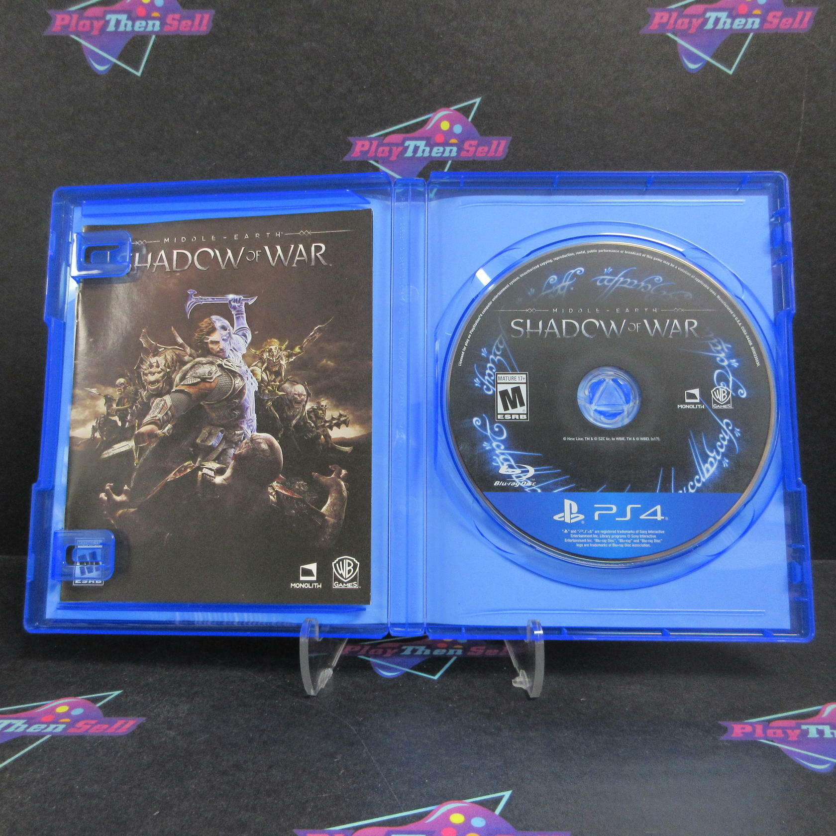 Middle Earth Shadow of War PS4 PlayStation 4 Complete - Very Good