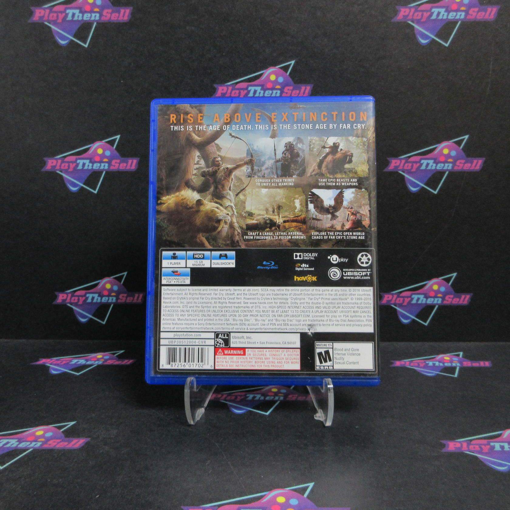 Far Cry Primal PS4 PlayStation 4 Complete - Very Good