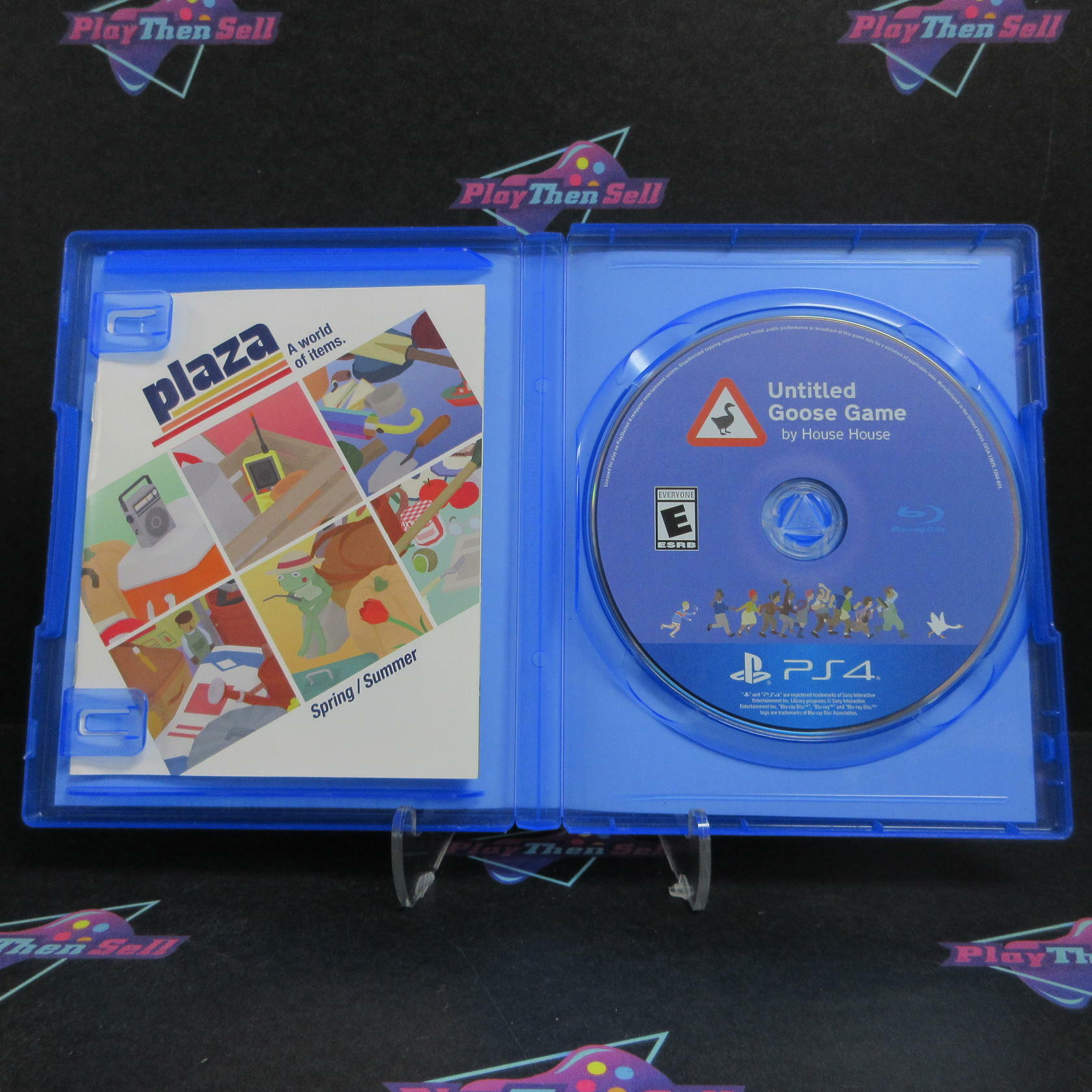 Untitled Goose Game PS4 PlayStation 4 + Poster / Sticker Complete - Very Good