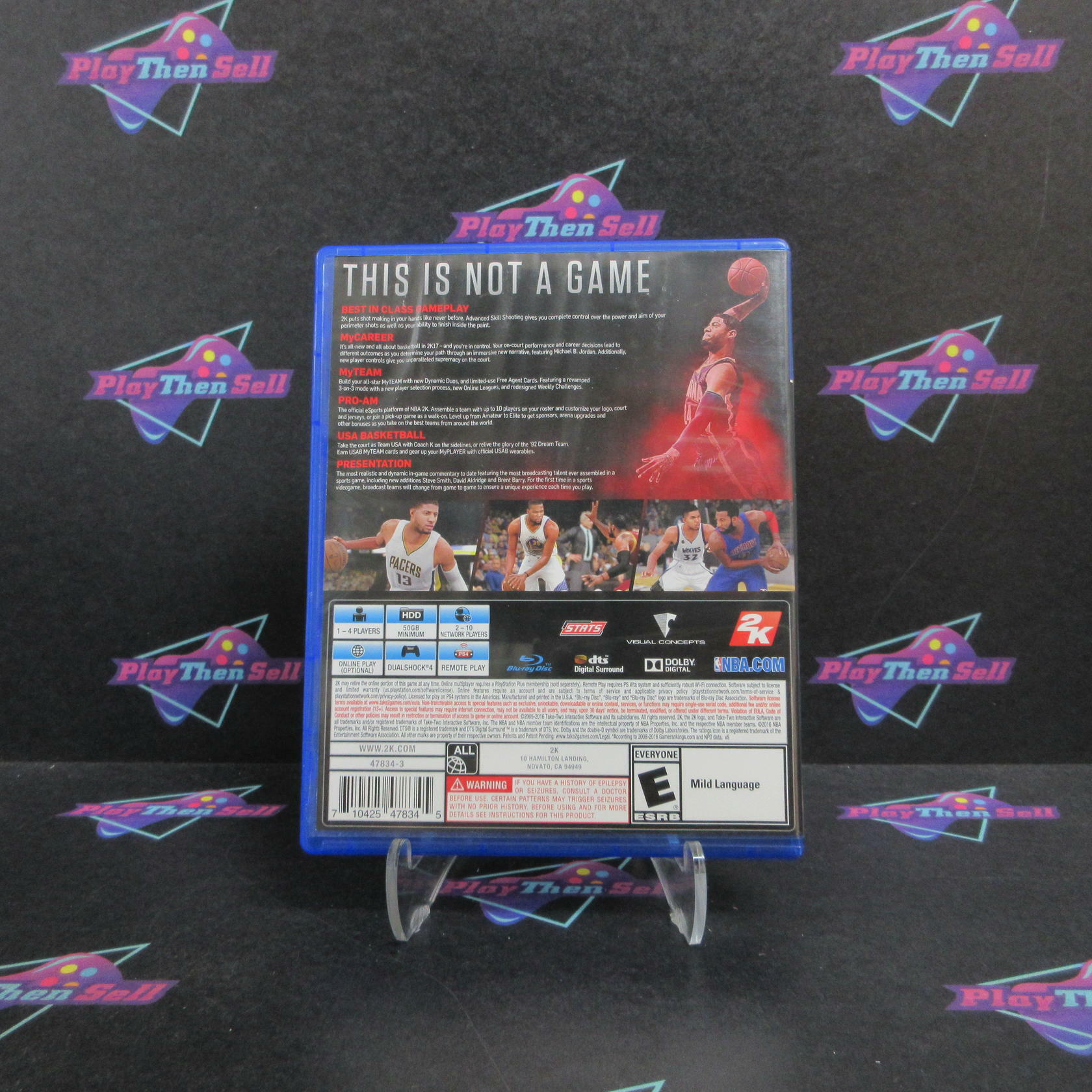 NBA 2K17 PS4 PlayStation 4 Complete - Very Good