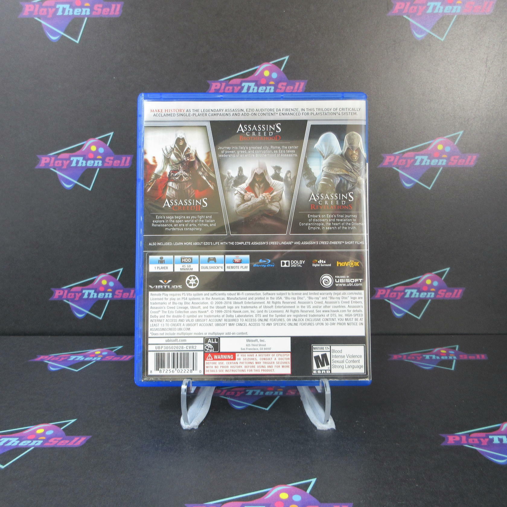 Assassin's Creed The Ezio Collection PS4 PlayStation 4 Complete - Refurbished