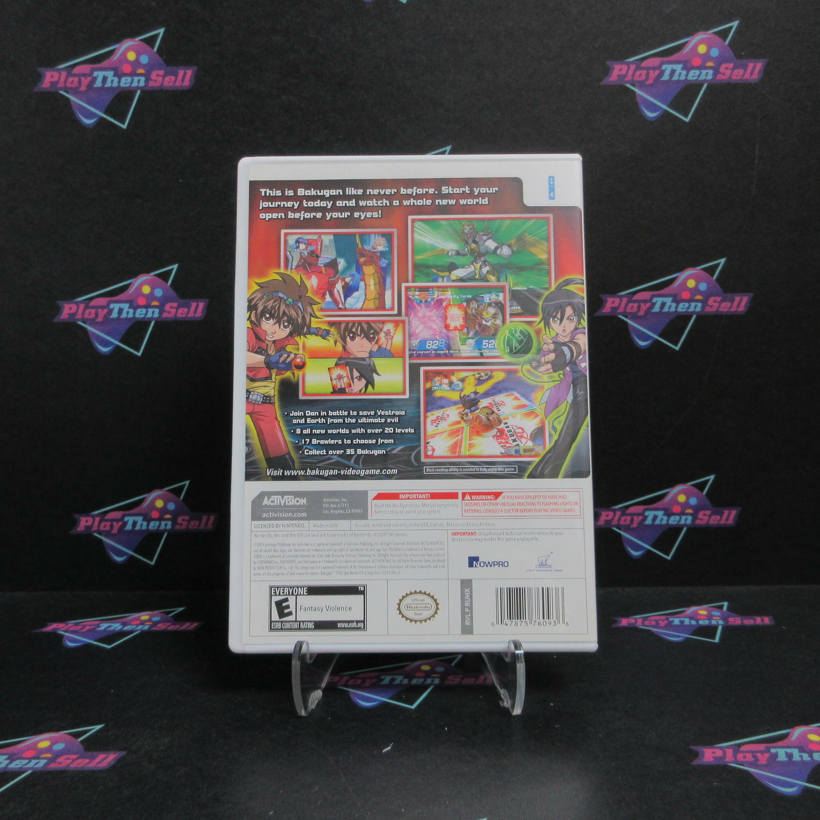 Bakugan Battle Brawlers Toys R Us Nintendo Wii Complete - Refurbished