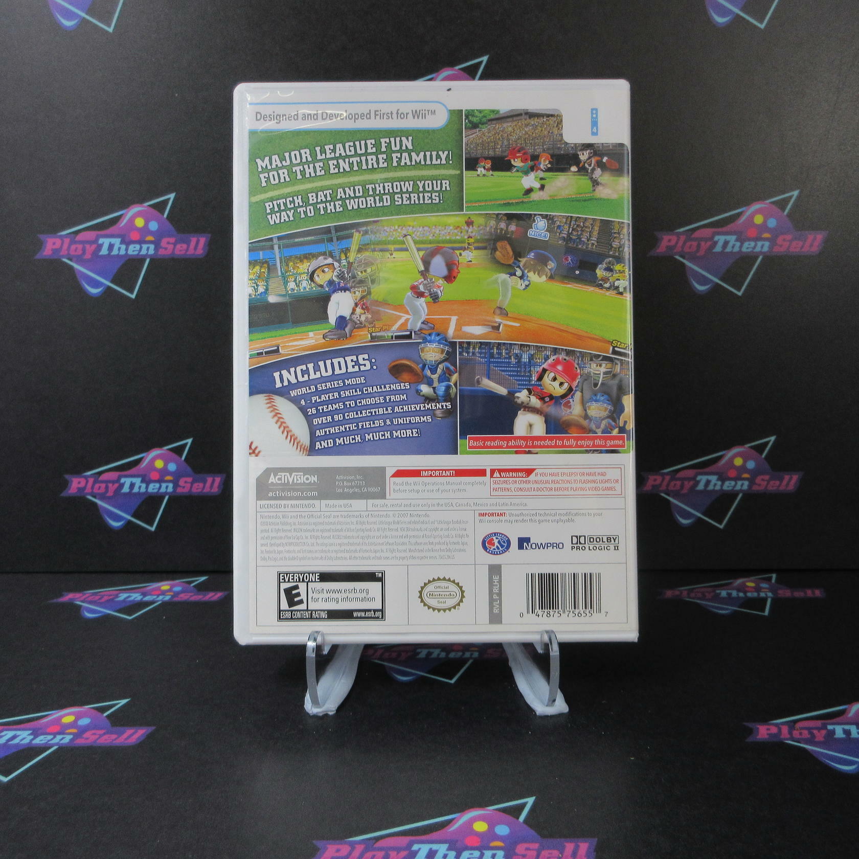 Little League World Series Baseball '08 Nintendo Wii Complete - Refurbished