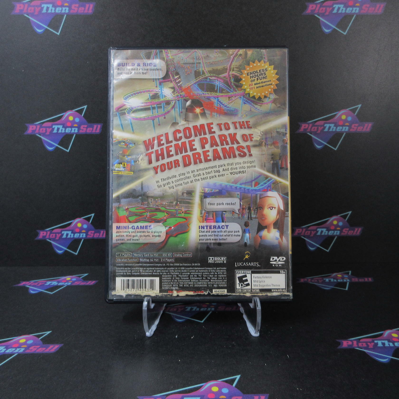 Thrillville PS2 PlayStation 2 Complete - Very Good