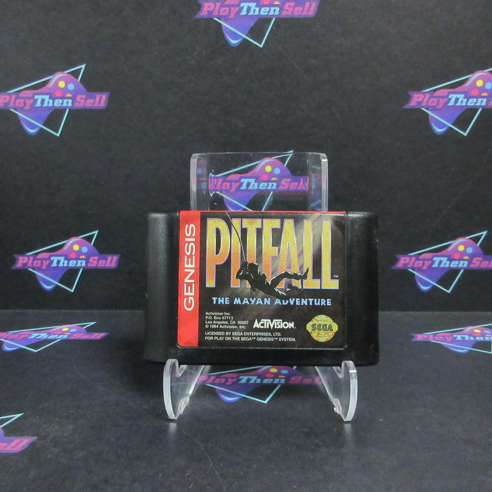 Pitfall The Mayan Adventure Sega Genesis Boxed Complete - Very Good