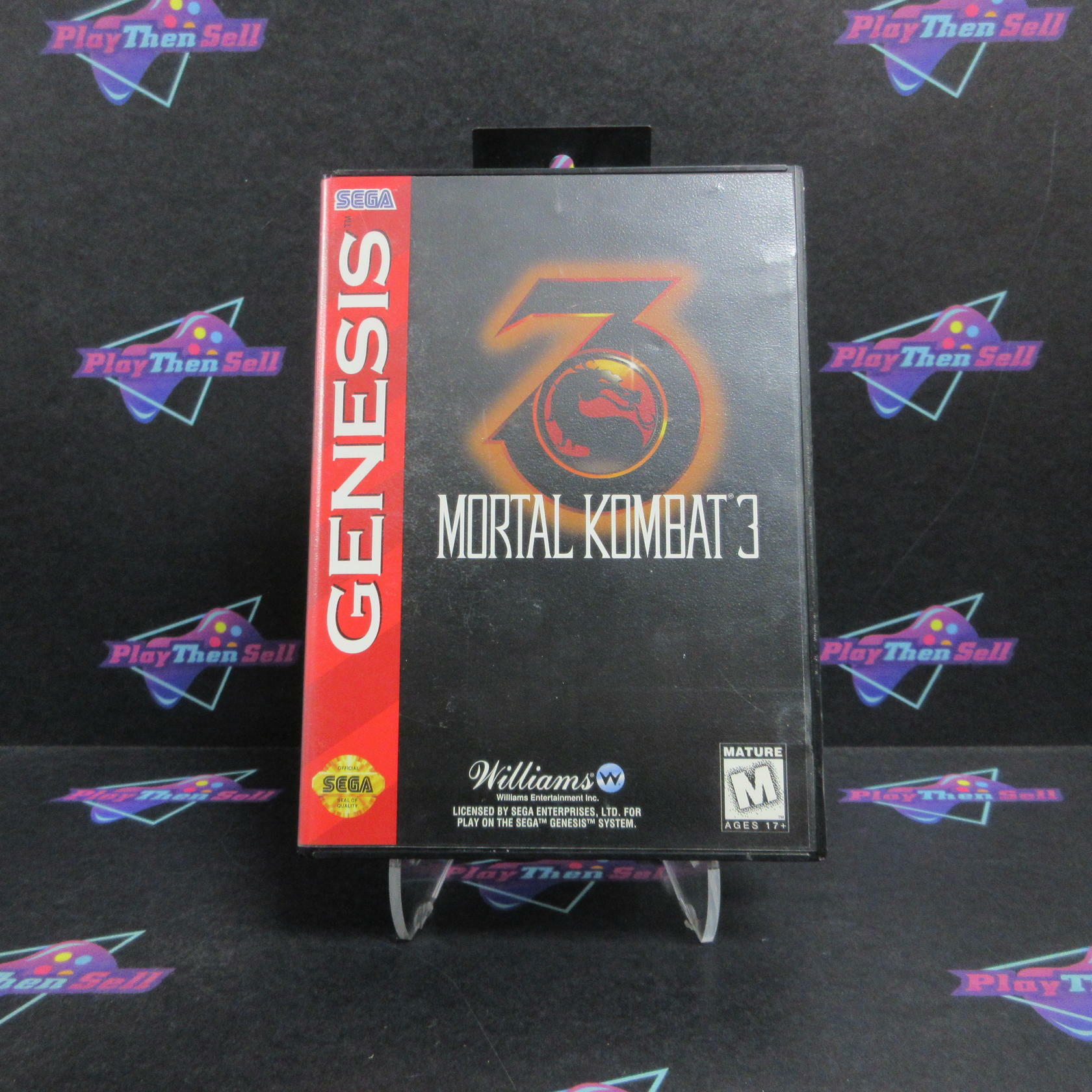 Mortal Kombat 3 Sega Genesis Complete - Very Good