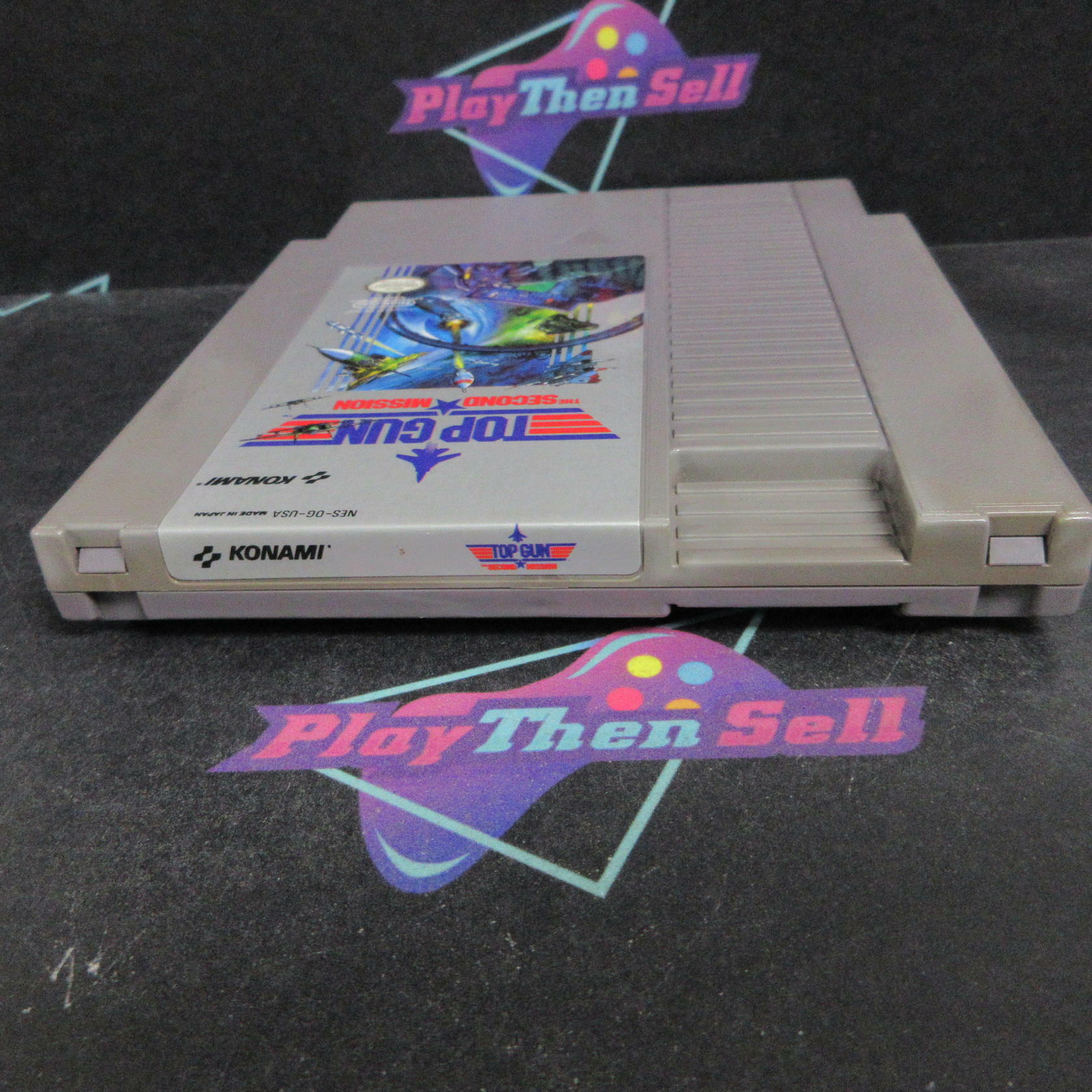 Top Gun The Second Mission Nintendo NES Cartridge + Manual / Tested - Very Good