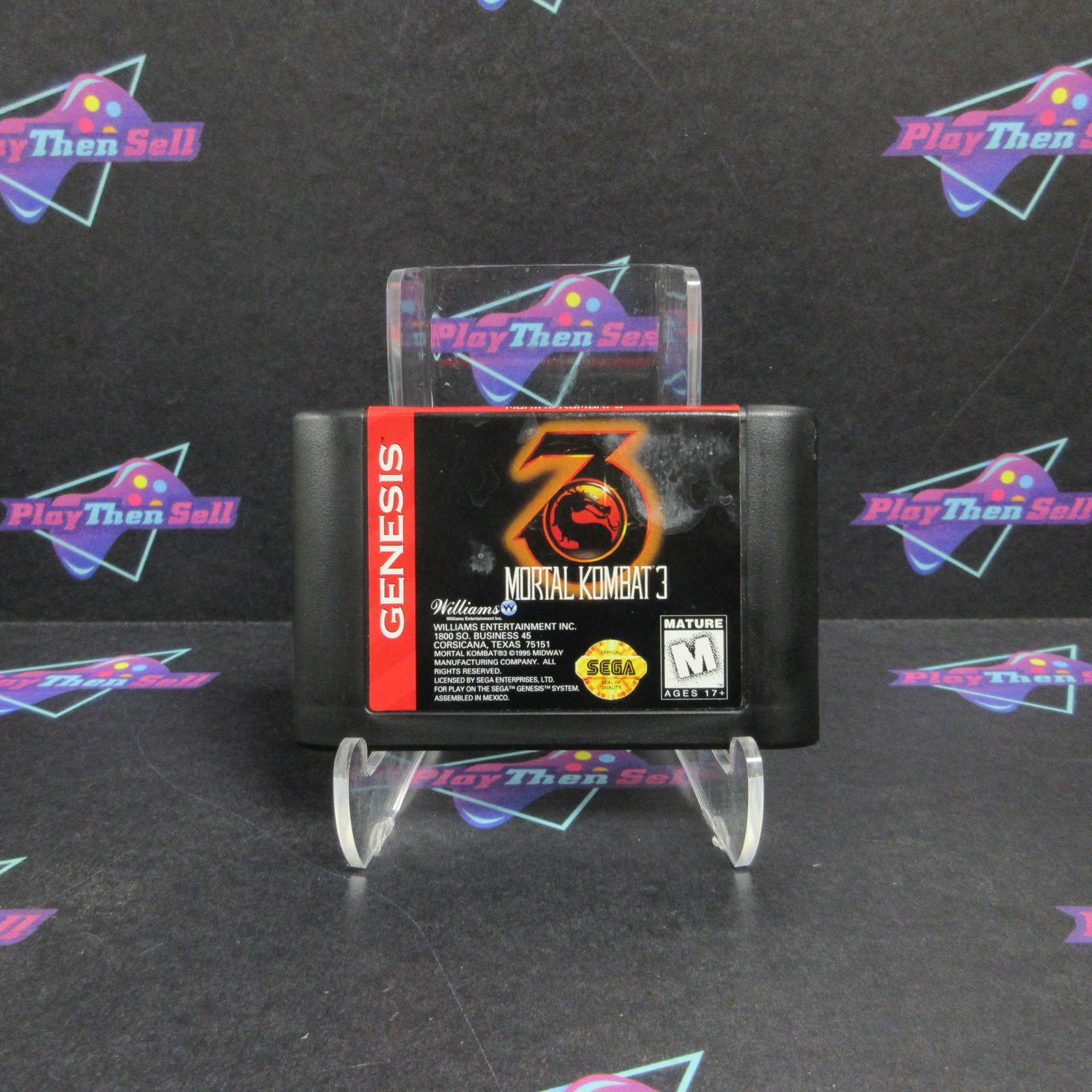 Mortal Kombat 3 Sega Genesis Complete - Very Good