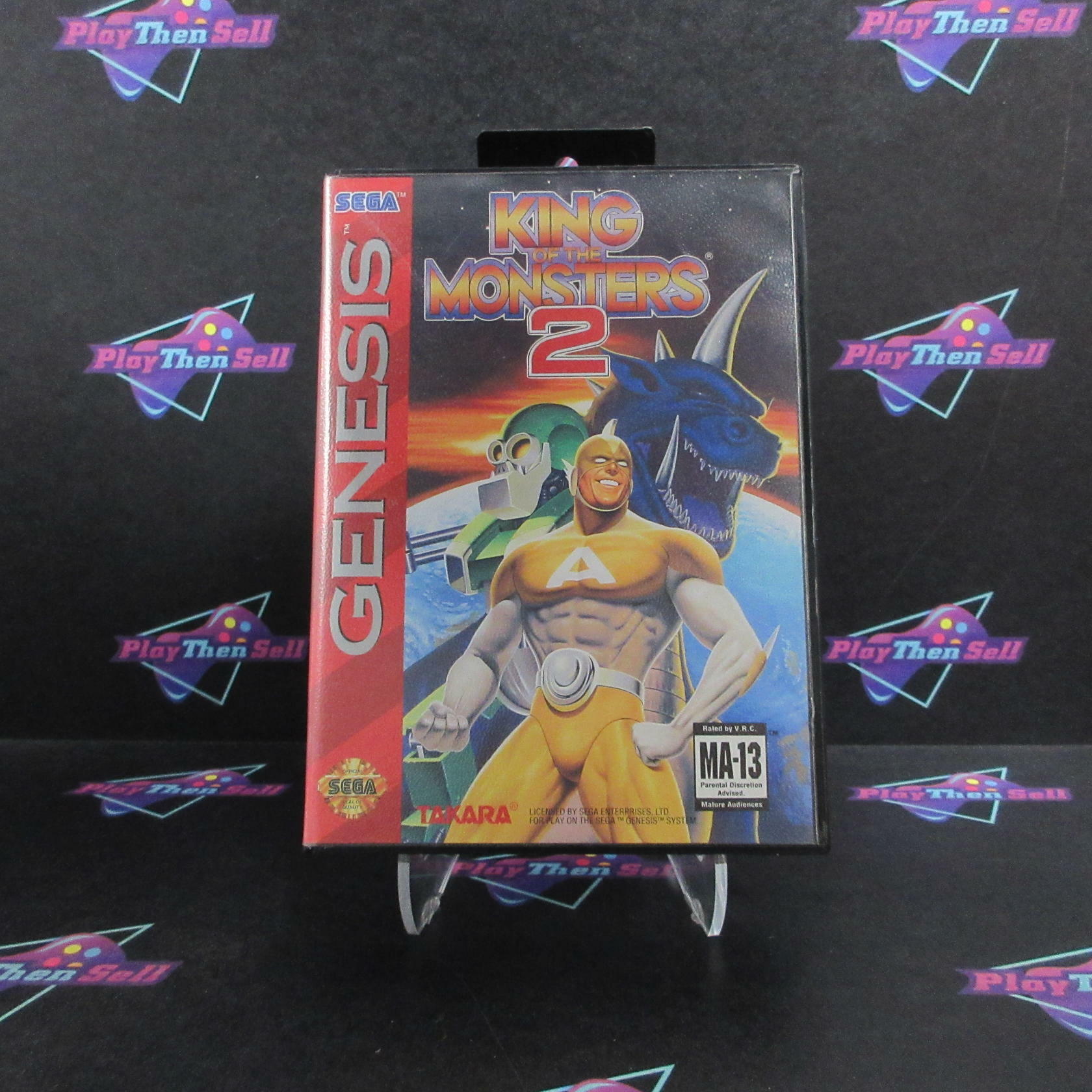 King of the Monsters 2 Sega Genesis Complete - Very Good