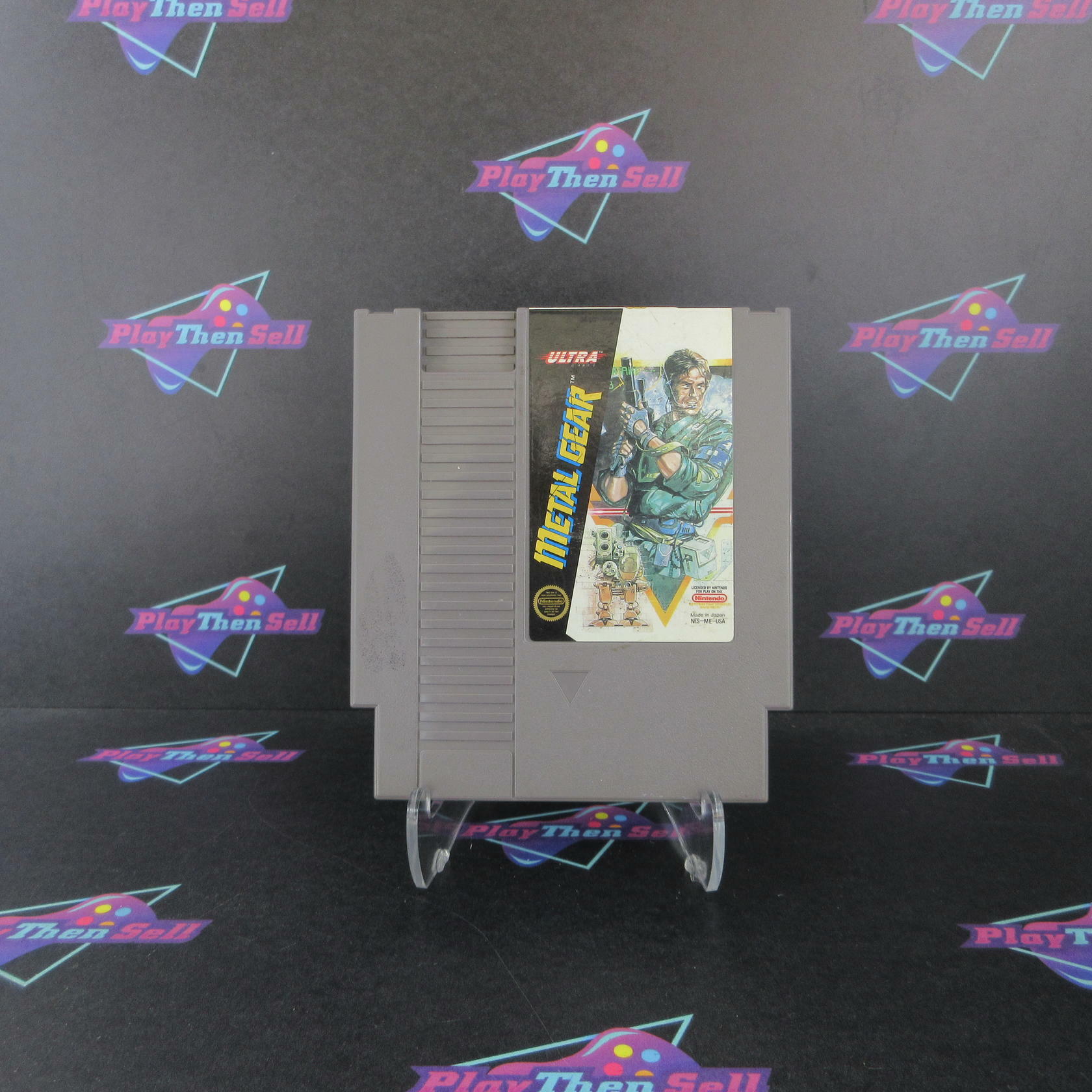 Metal Gear Nintendo NES Cartridge / Tested - Very Good
