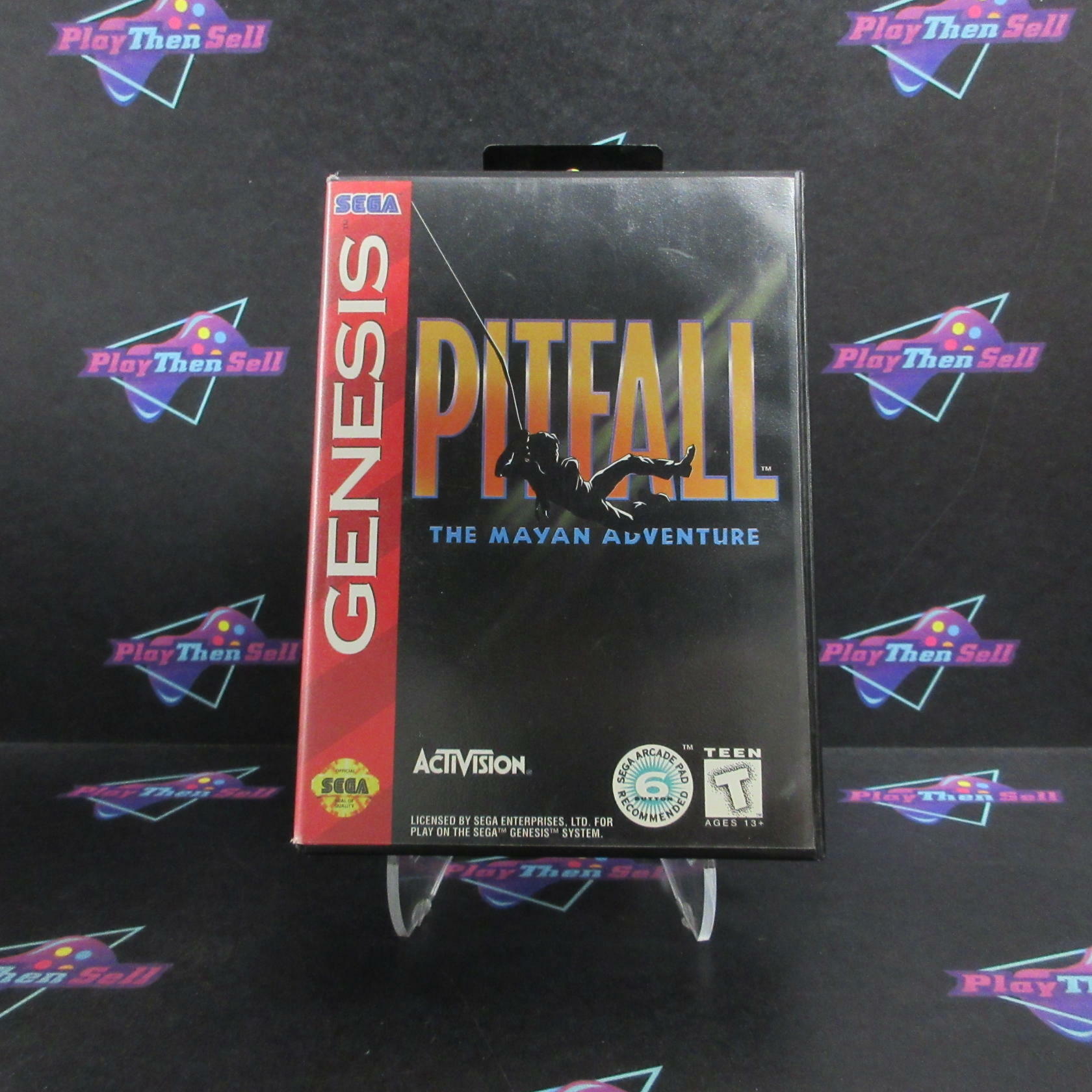 Pitfall The Mayan Adventure Sega Genesis Boxed Complete - Very Good