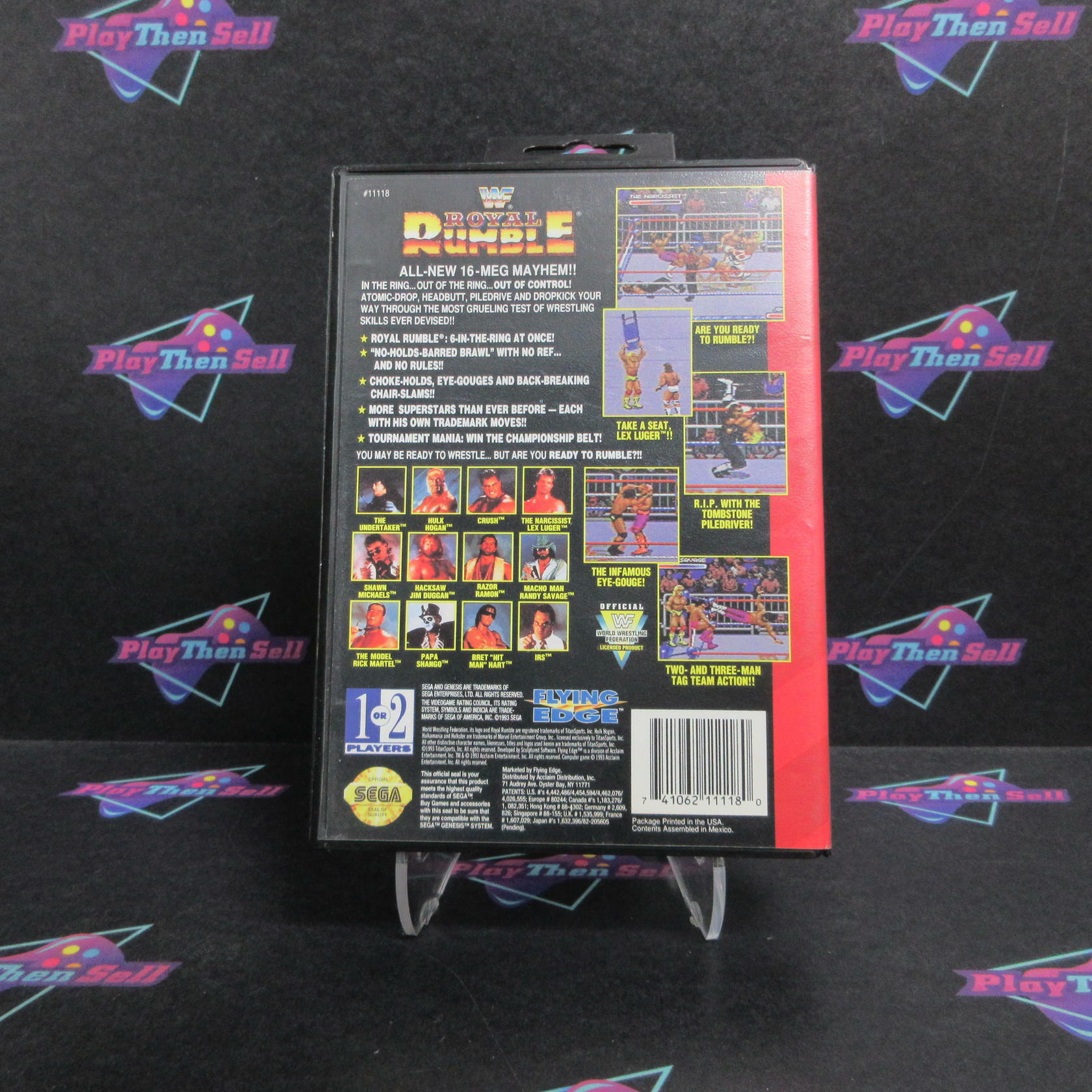 WWF Royal Rumble Sega Genesis Complete - Very Good