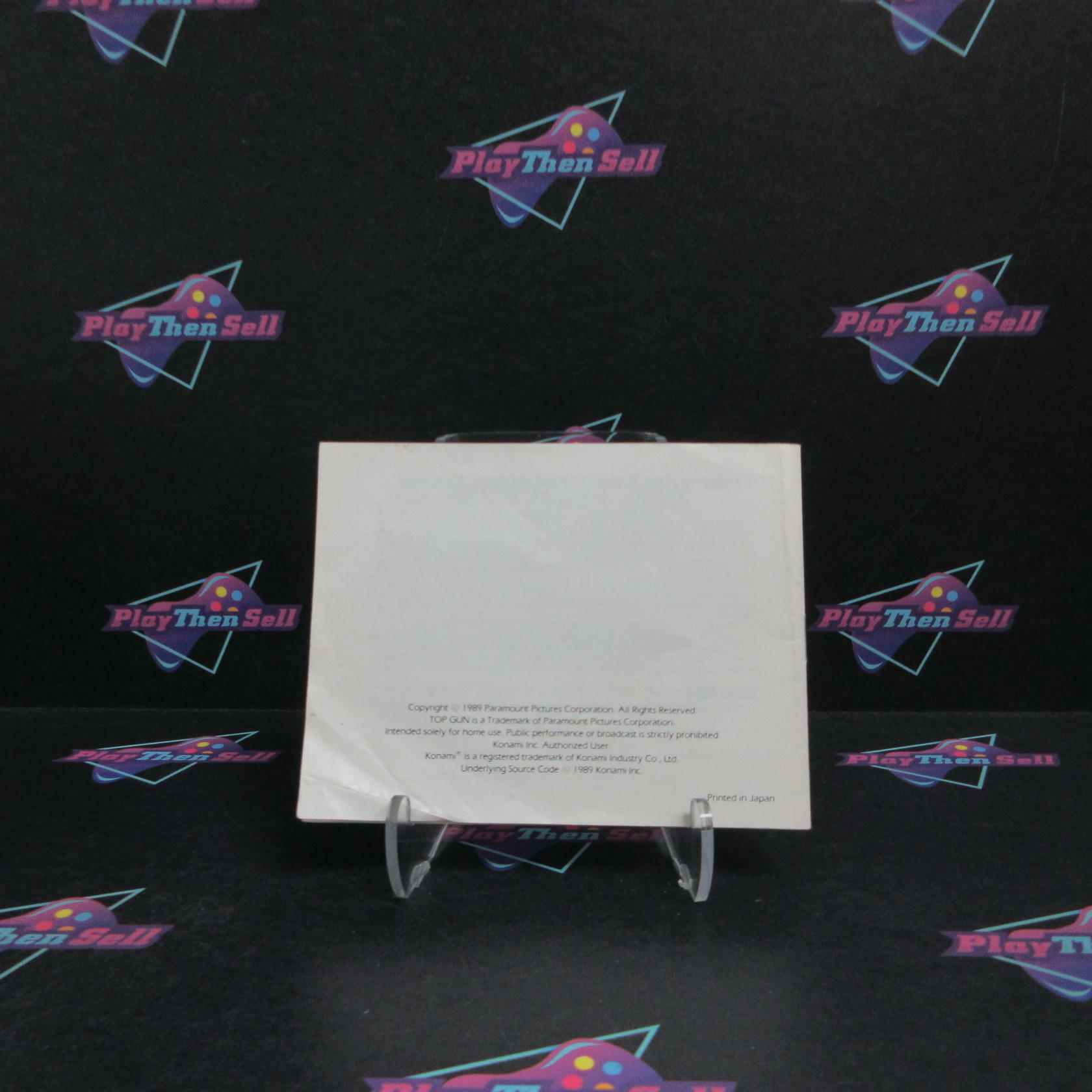 Top Gun The Second Mission Nintendo NES Cartridge + Manual / Tested - Very Good