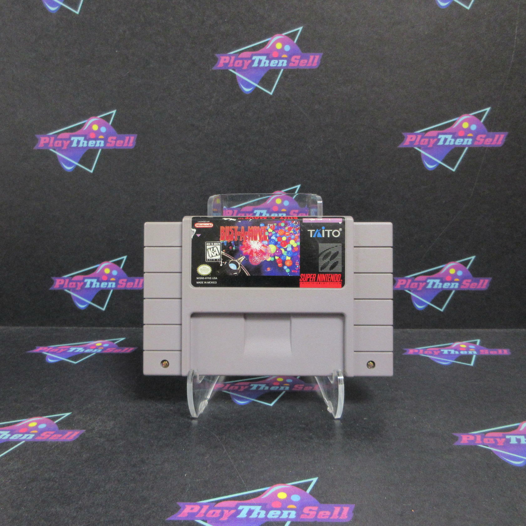 Bust A Move Super Nintendo SNES Cartridge / Tested - Very Good