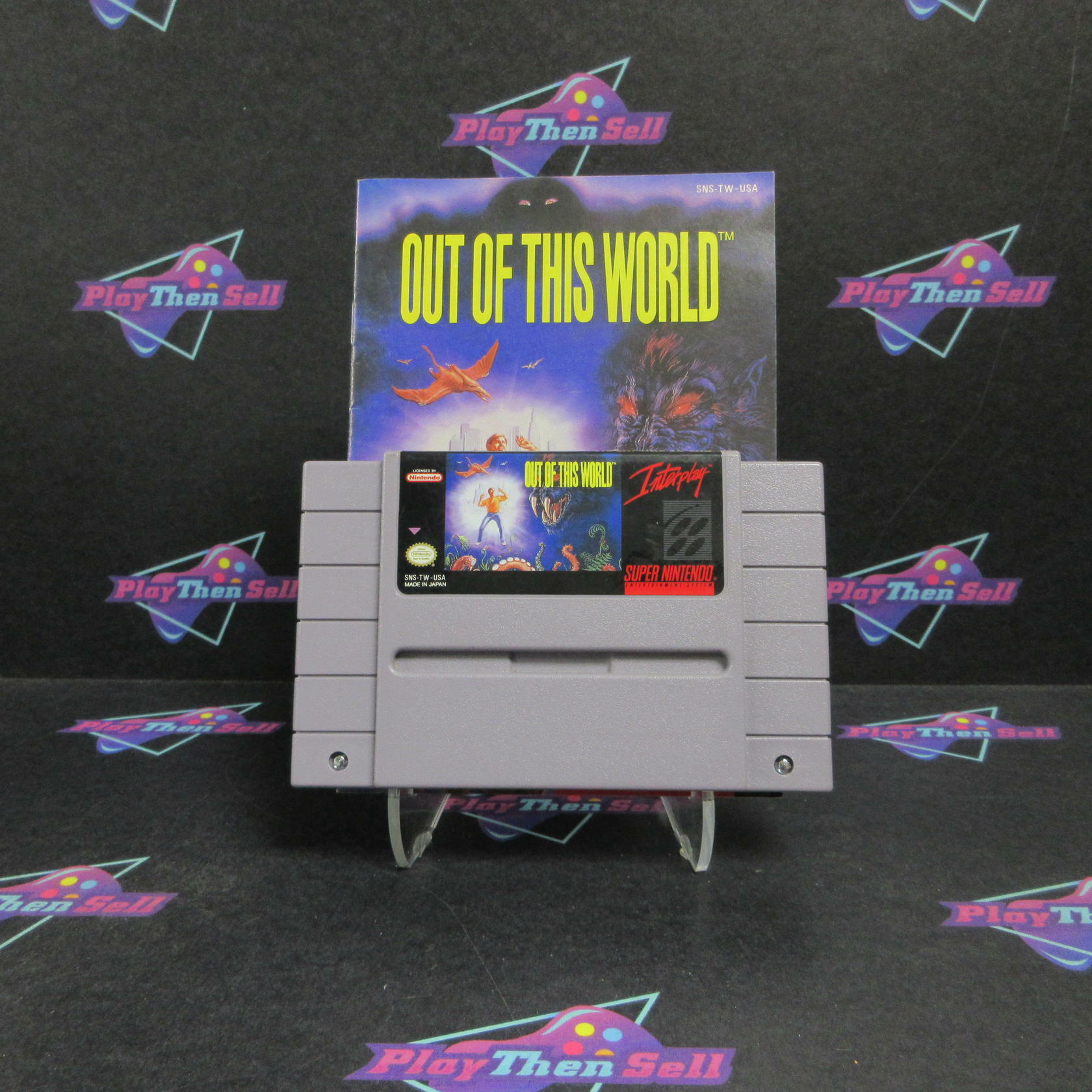 Out of This World Super Nintendo SNES + Manual - Refurbished