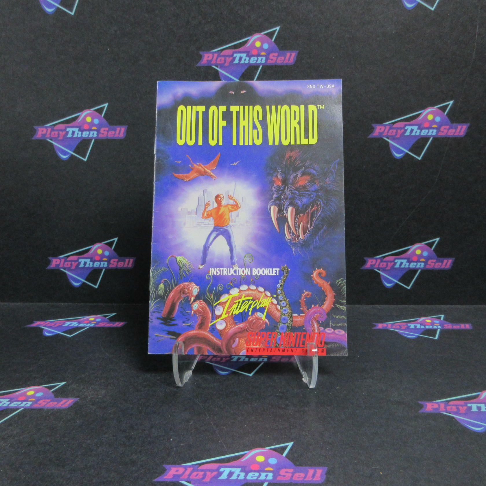 Out of This World Super Nintendo SNES + Manual - Refurbished