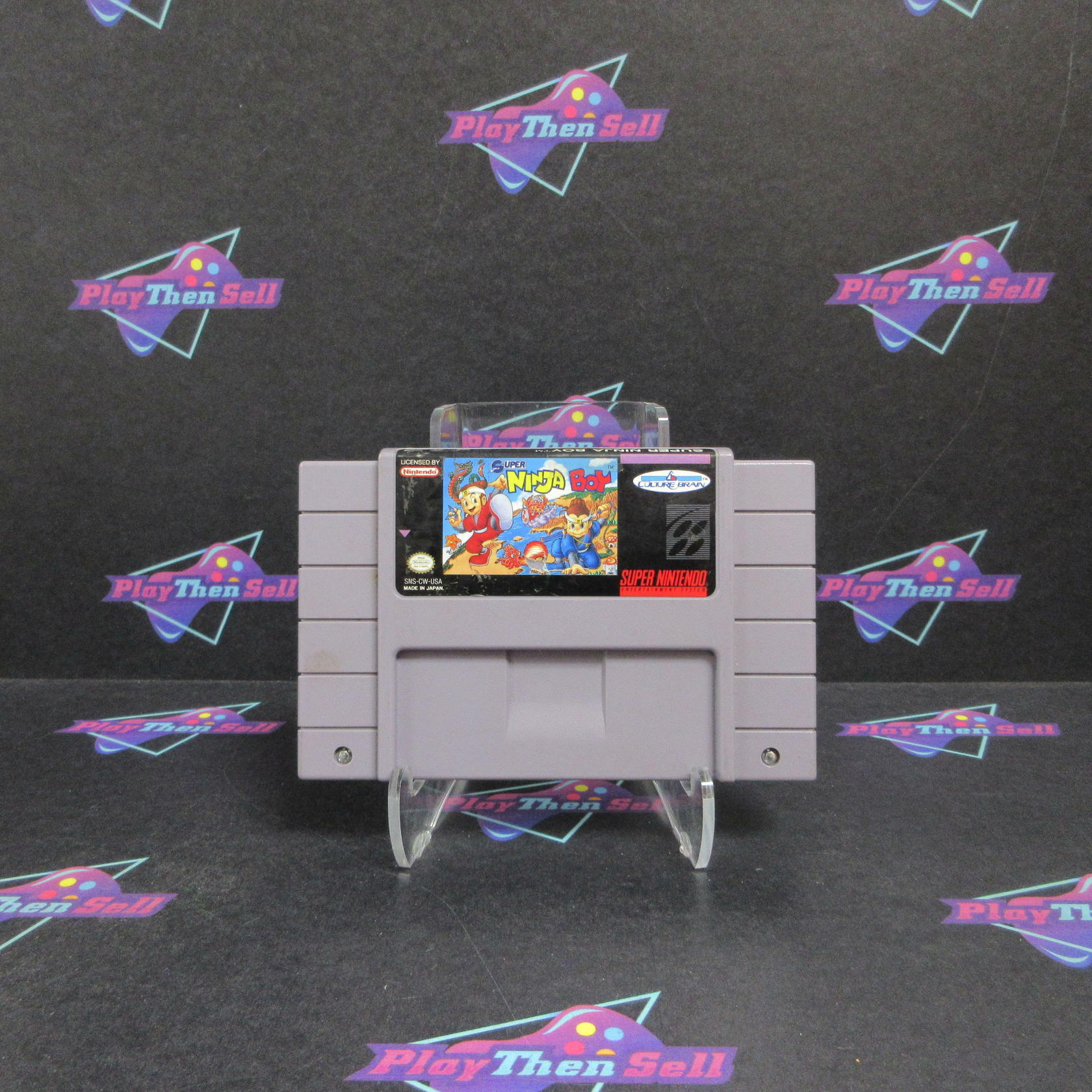 Super Ninja Boy Super Nintendo SNES Cartridge / Tested - Very Good