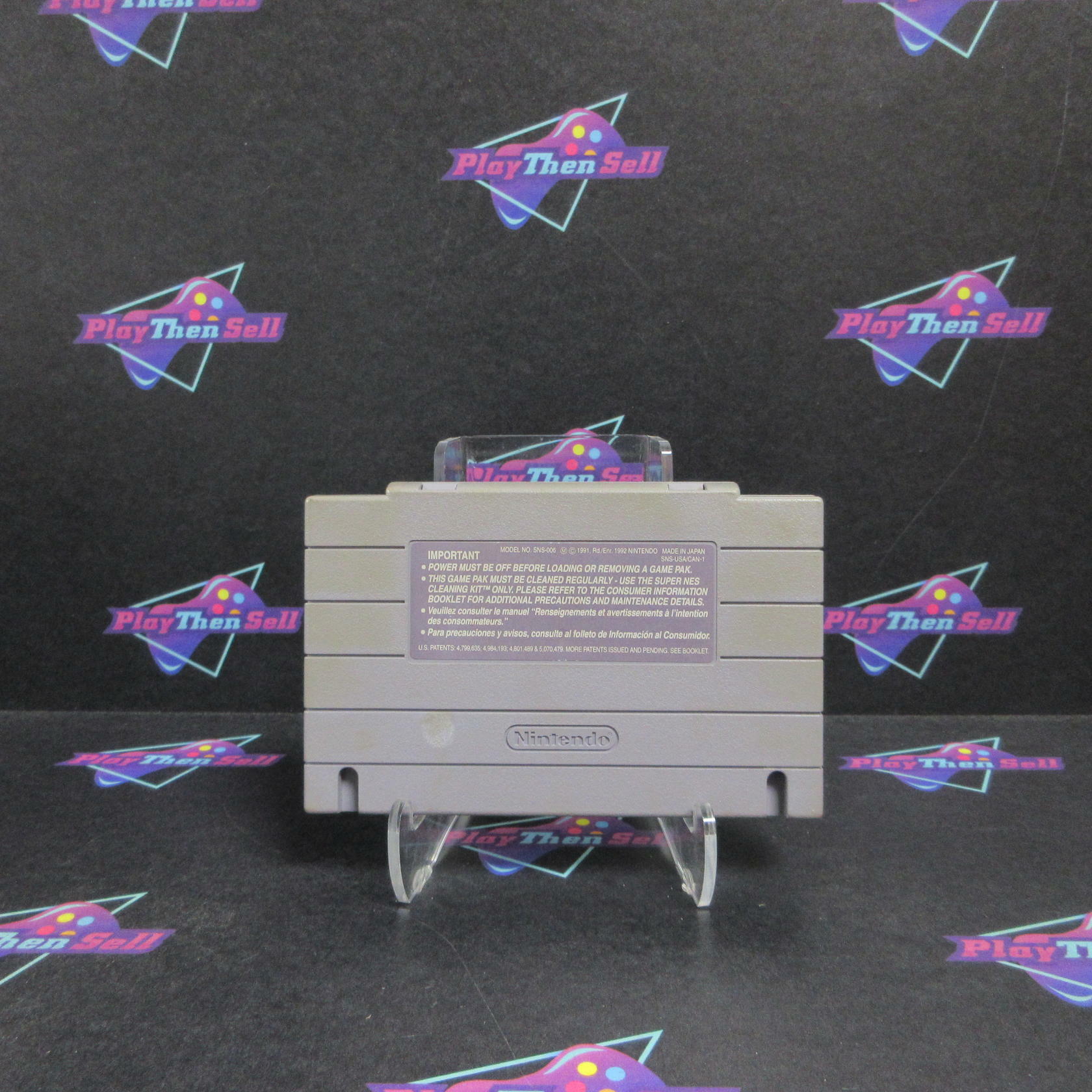 Street Fighter II Turbo Super Nintendo SNES Cartridge + Manual - Very Good