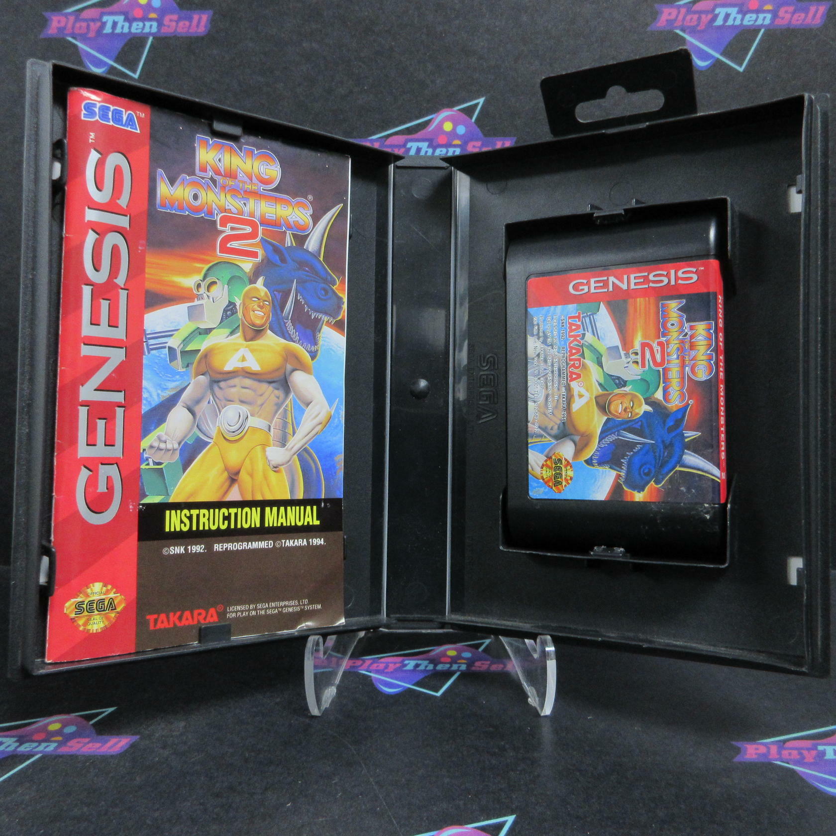 King of the Monsters 2 Sega Genesis Complete - Very Good