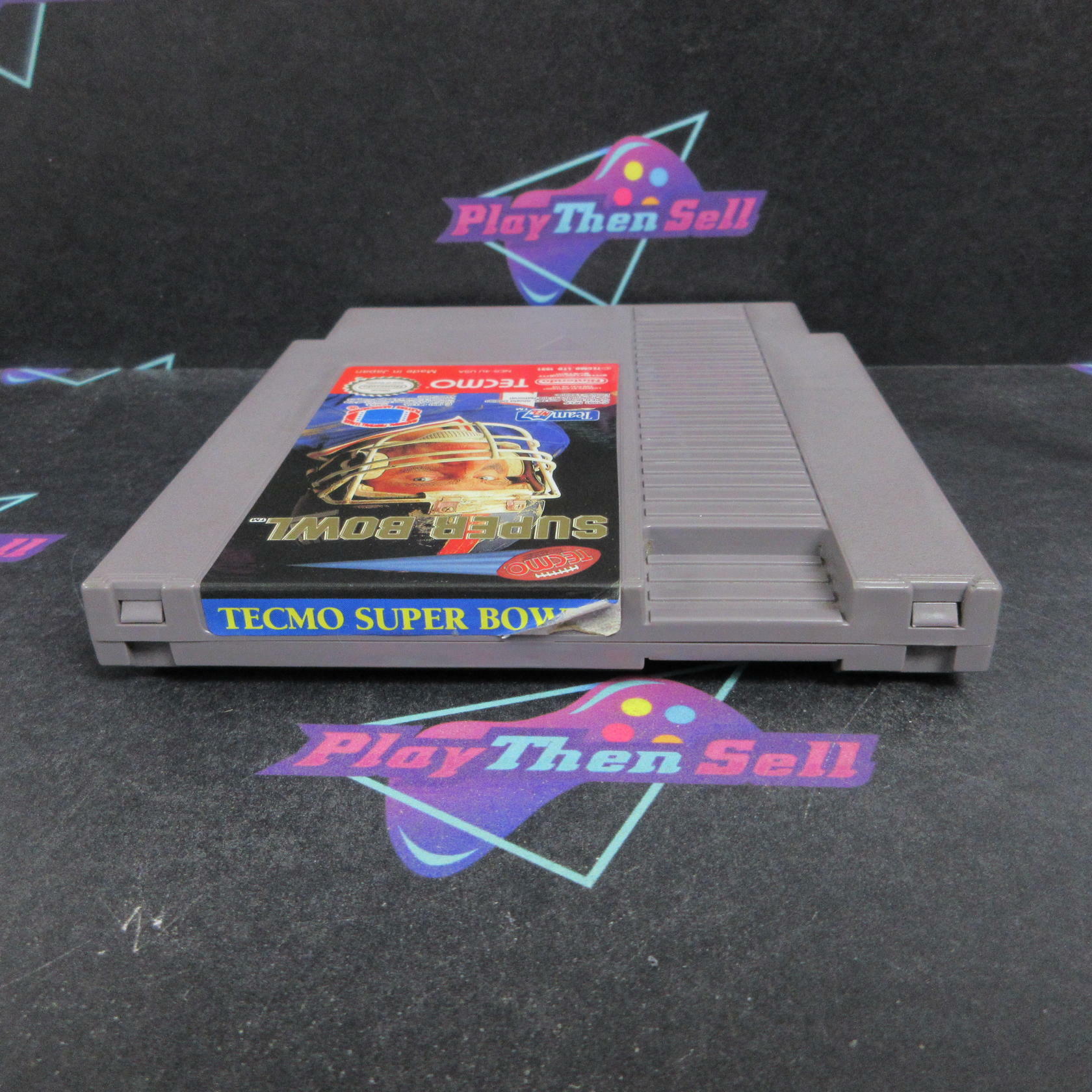 Tecmo Super Bowl Nintendo NES Cart + Manual / Tested - Very Good