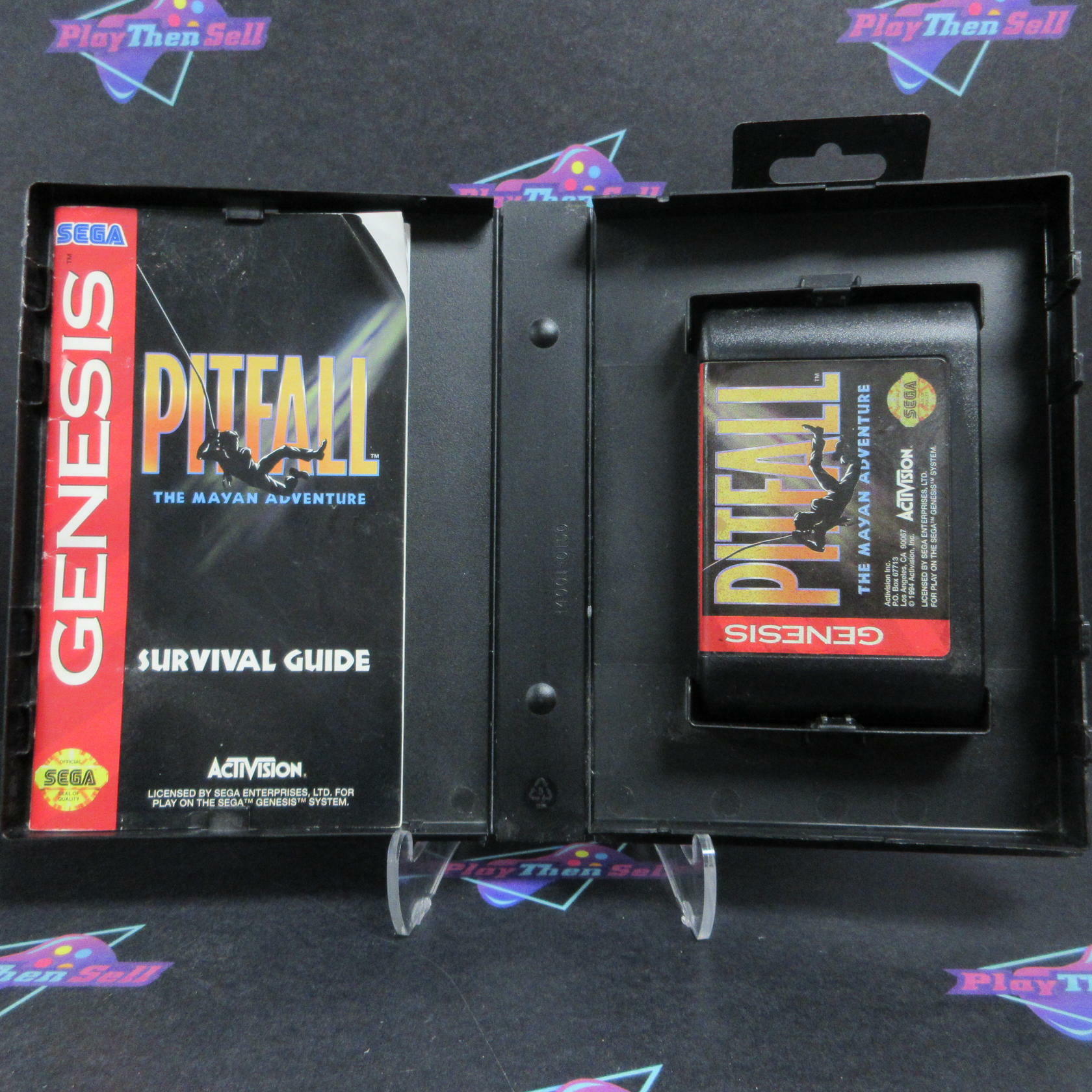 Pitfall The Mayan Adventure Sega Genesis Boxed Complete - Very Good