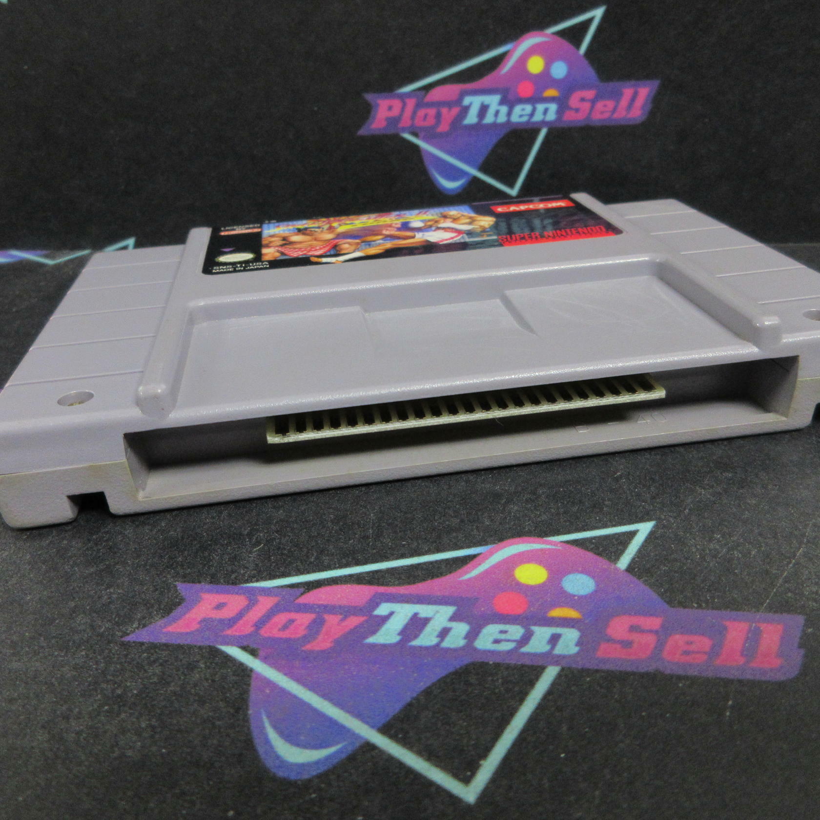 Street Fighter II Turbo Super Nintendo SNES Cartridge + Manual - Very Good