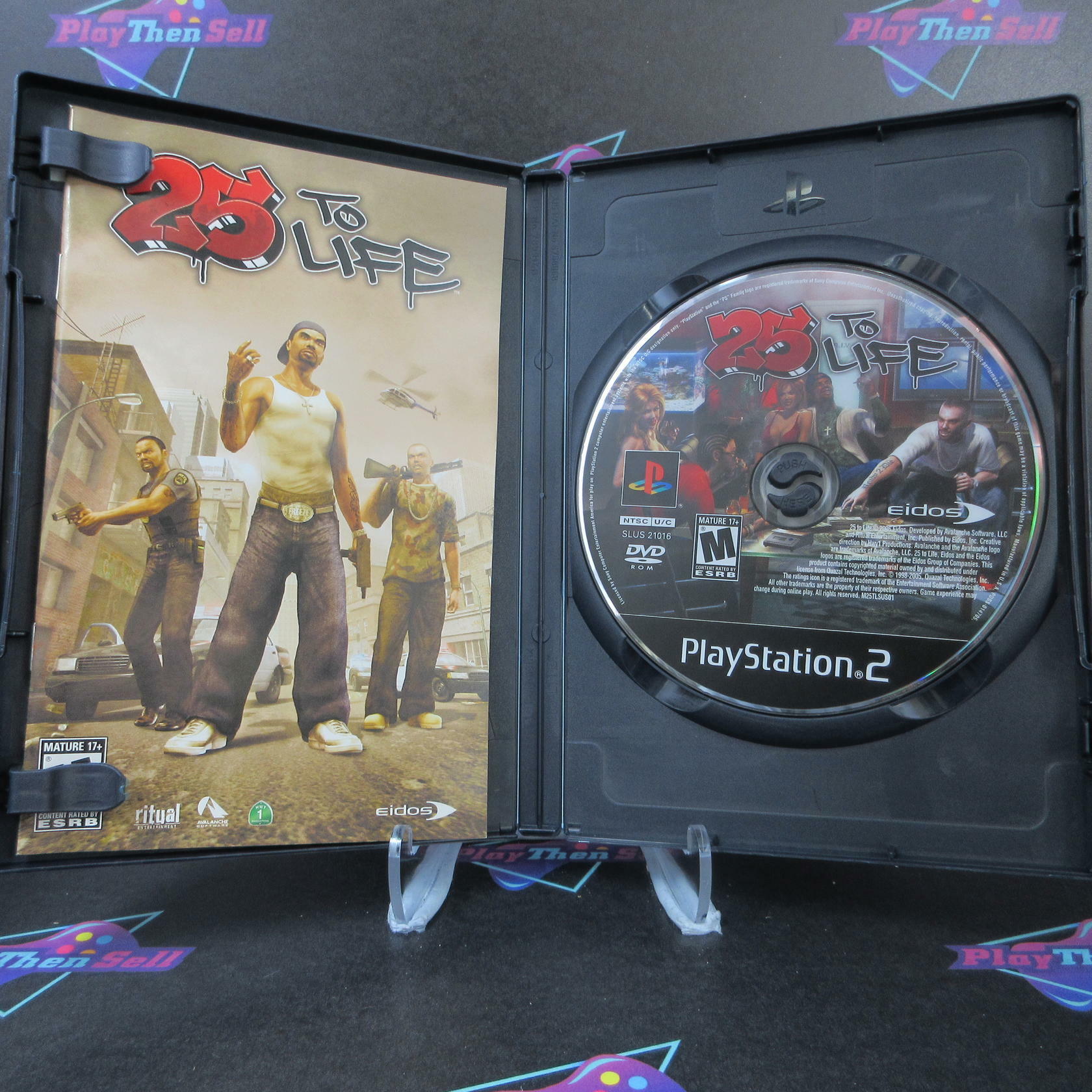 25 To Life PS2 PlayStation 2 Complete - Refurbished