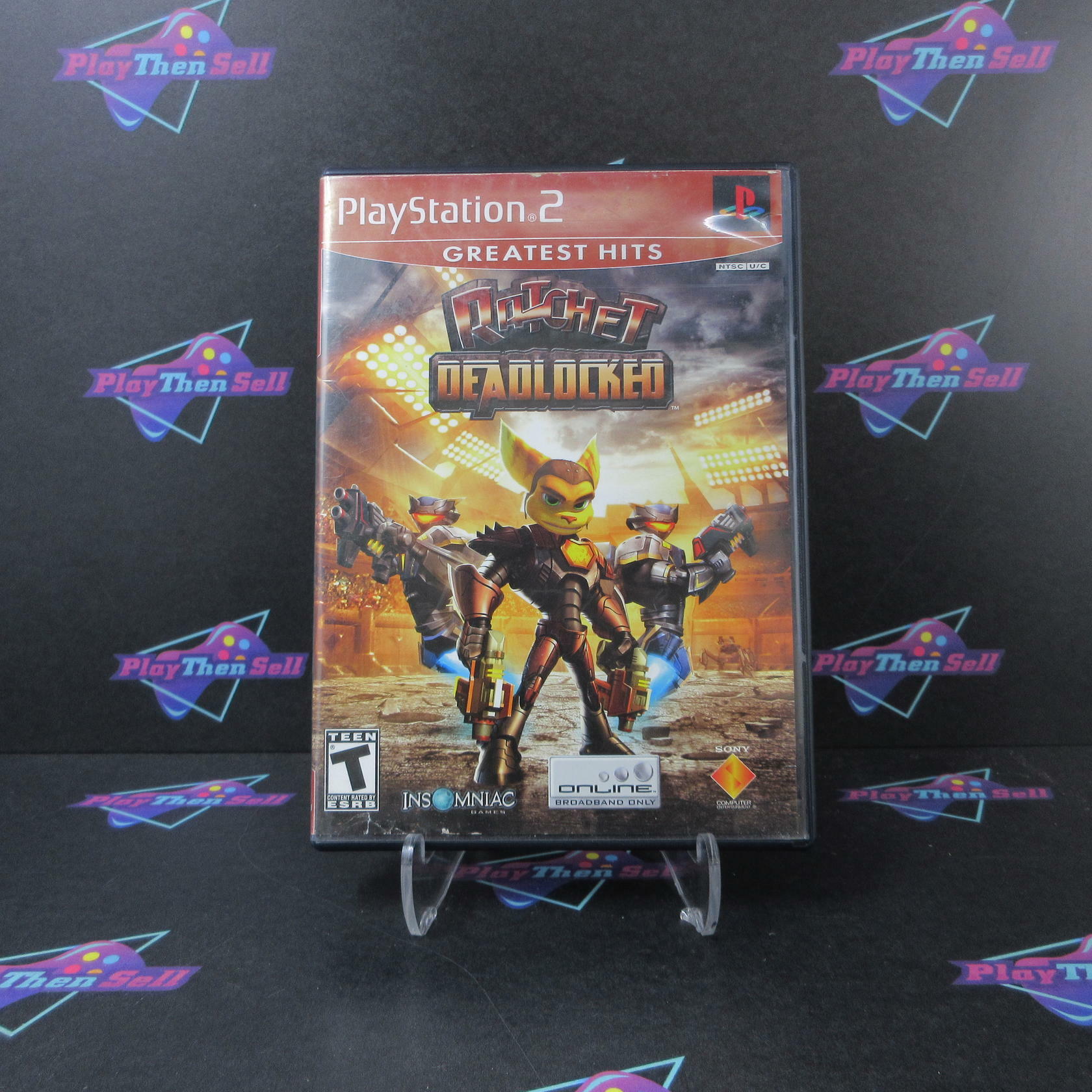 Ratchet Deadlocked PS2 PlayStation 2 GH Complete - Very Good