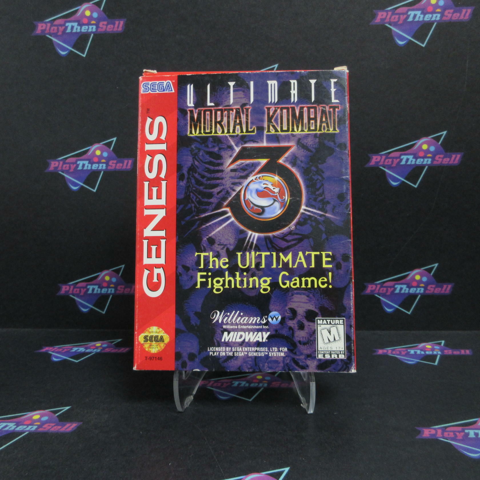 Ultimate Mortal Kombat 3 Sega Genesis Boxed Complete - Refurbished