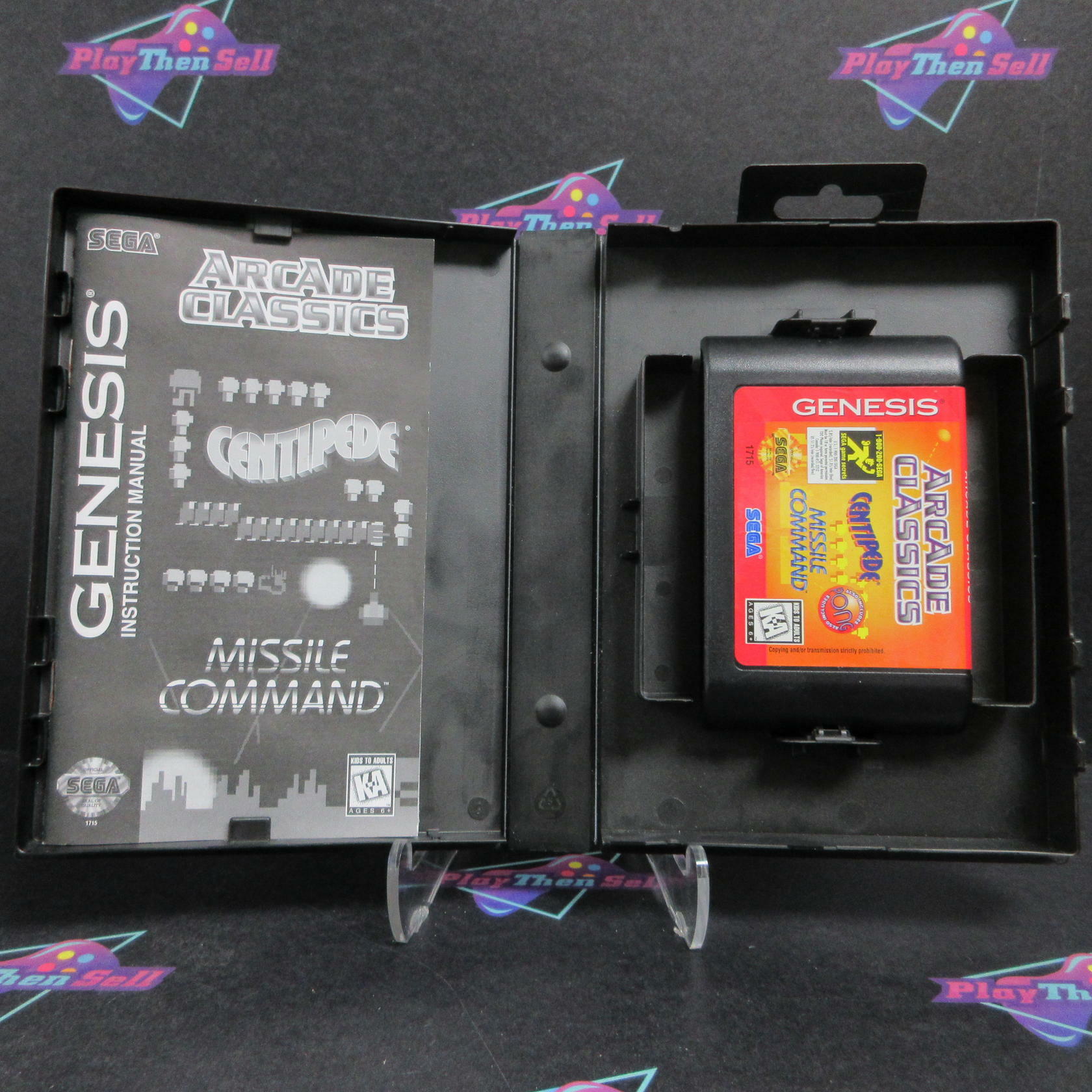 Arcade Classics Sega Genesis + Reg Card Complete - Refurbished