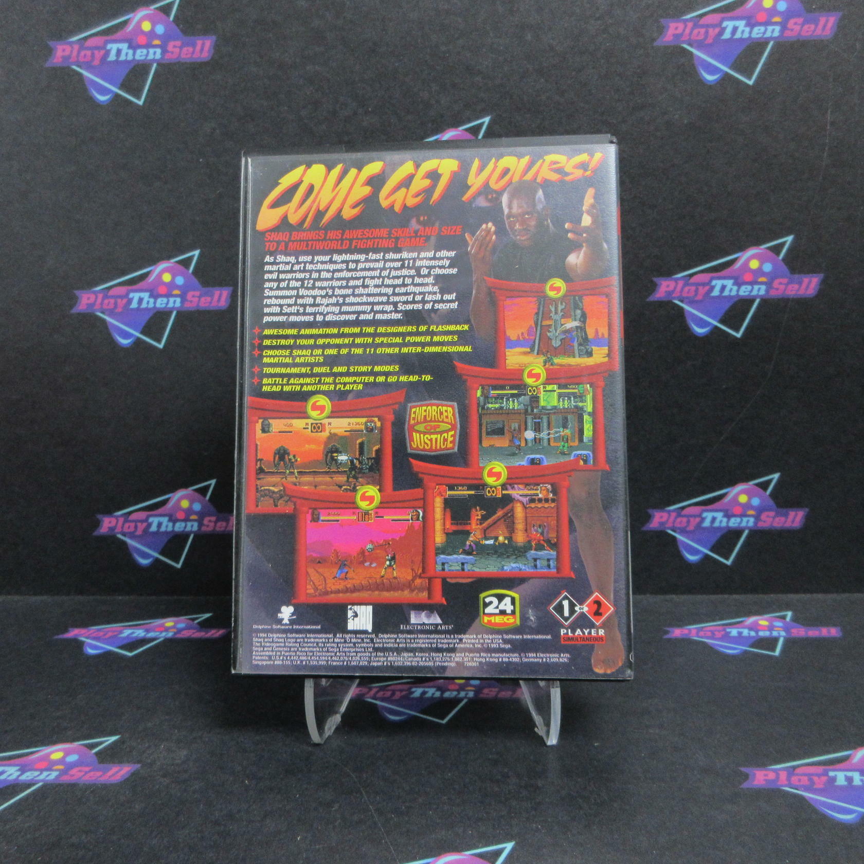 Shaq-Fu Sega Genesis Complete - Refurbished