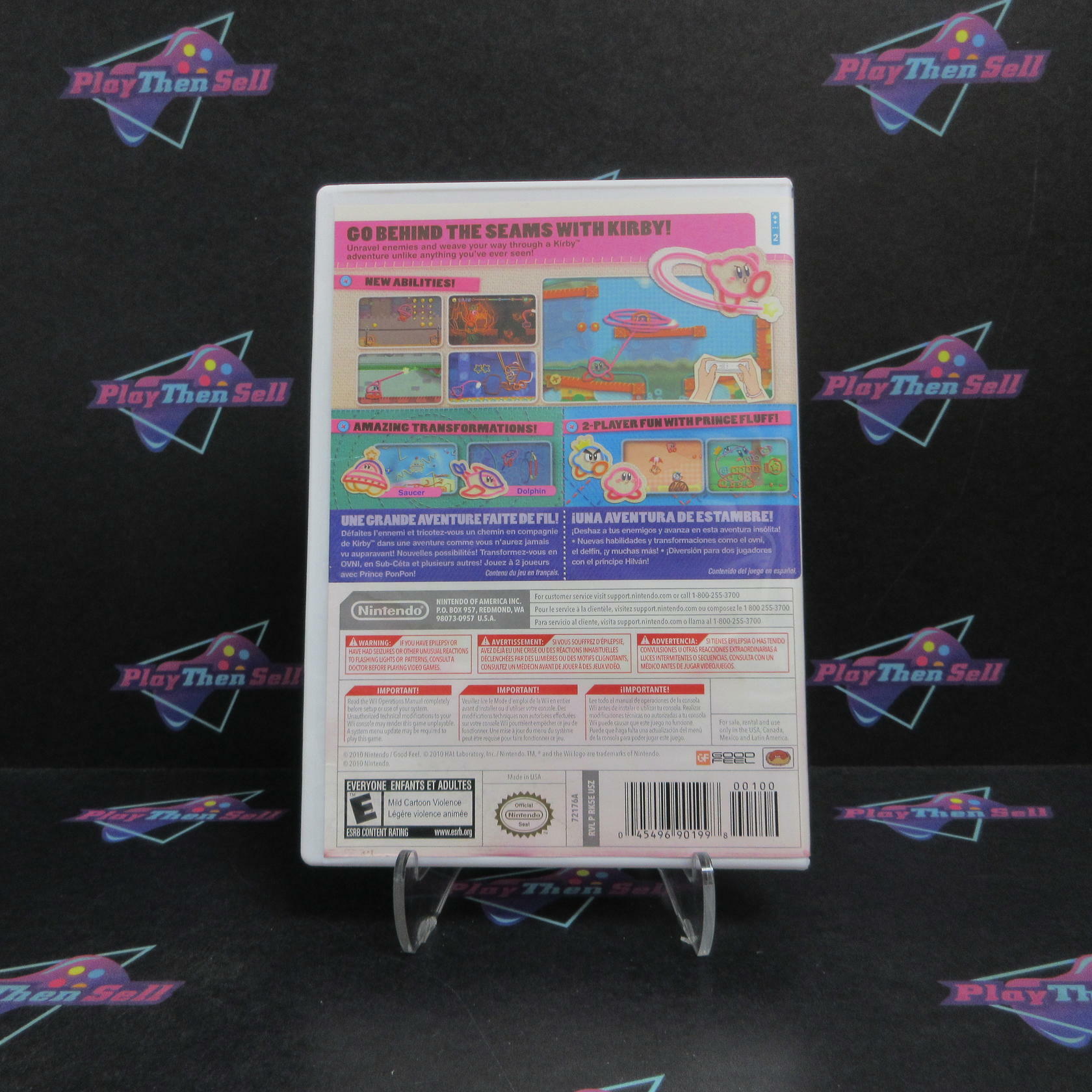 Kirby's Epic Yarn Nintendo Wii - Very Good