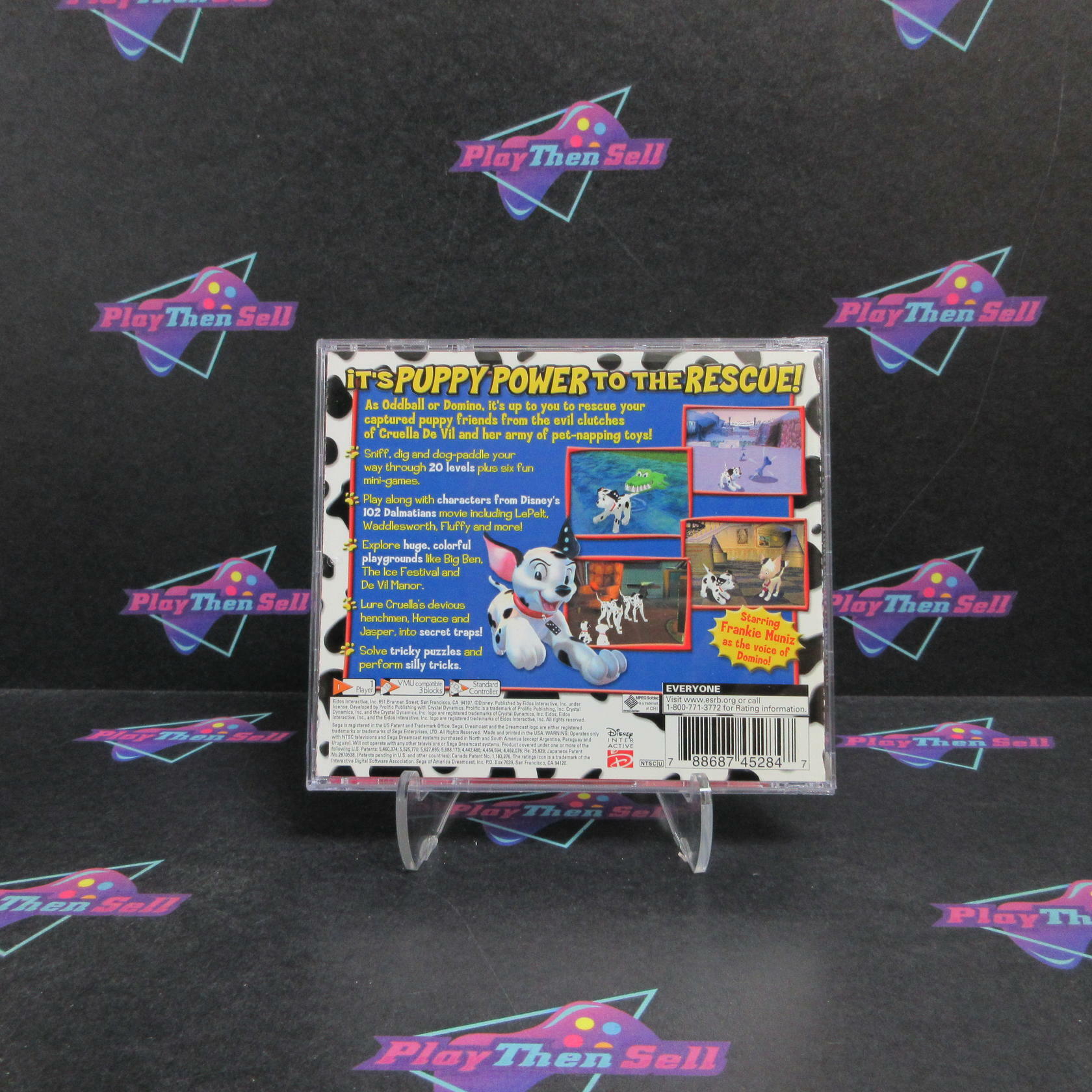 102 Dalmatians Puppies to the Rescue Sega Dreamcast + Reg Card CIB - Refurbished