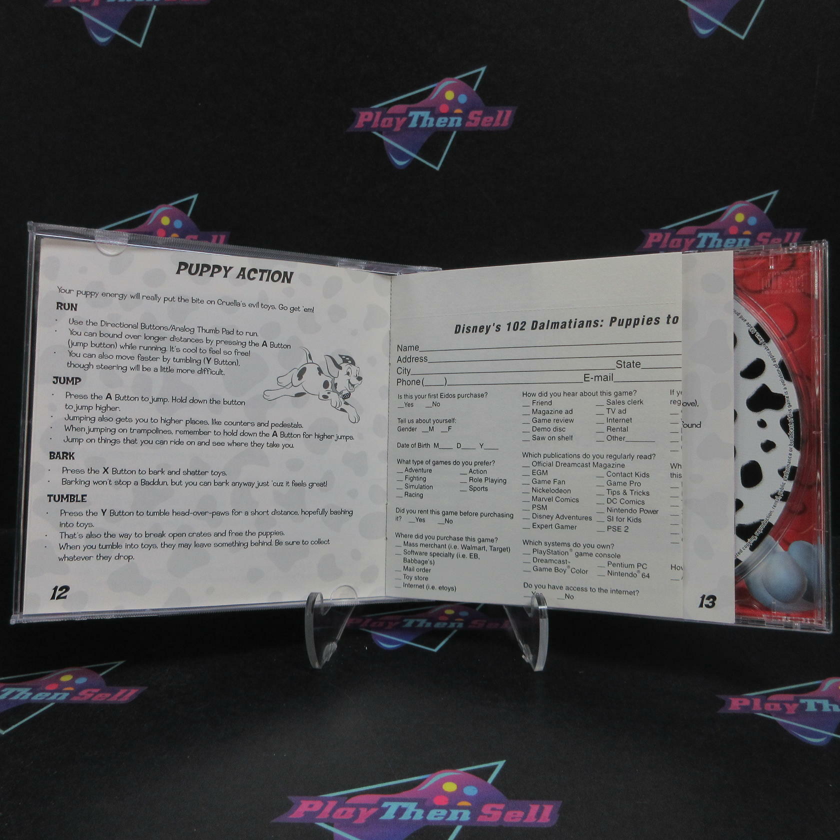 102 Dalmatians Puppies to the Rescue Sega Dreamcast + Reg Card CIB - Refurbished