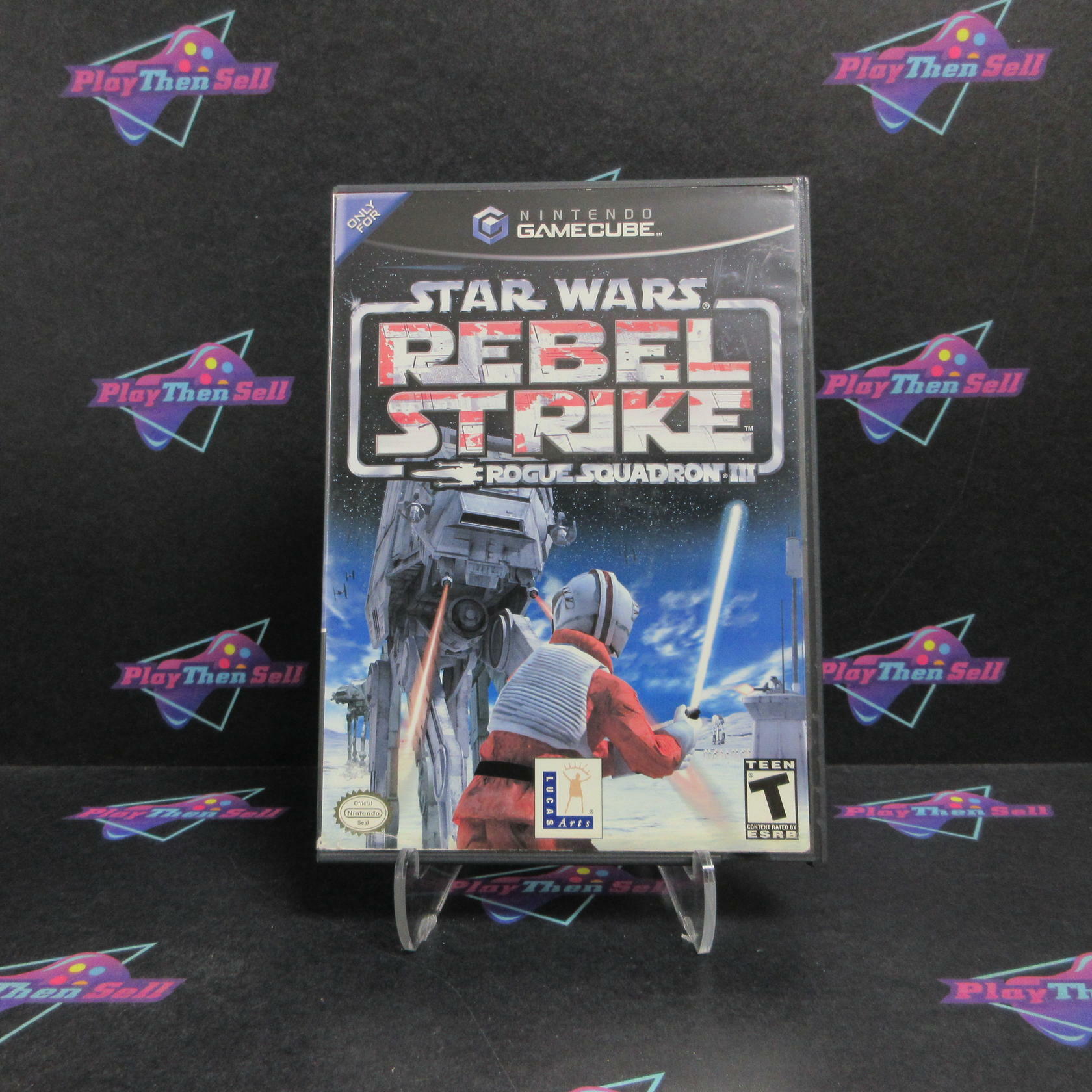 Star Wars Rogue Squadron III Rebel Strike Nintendo GameCube + Reg - Very Good