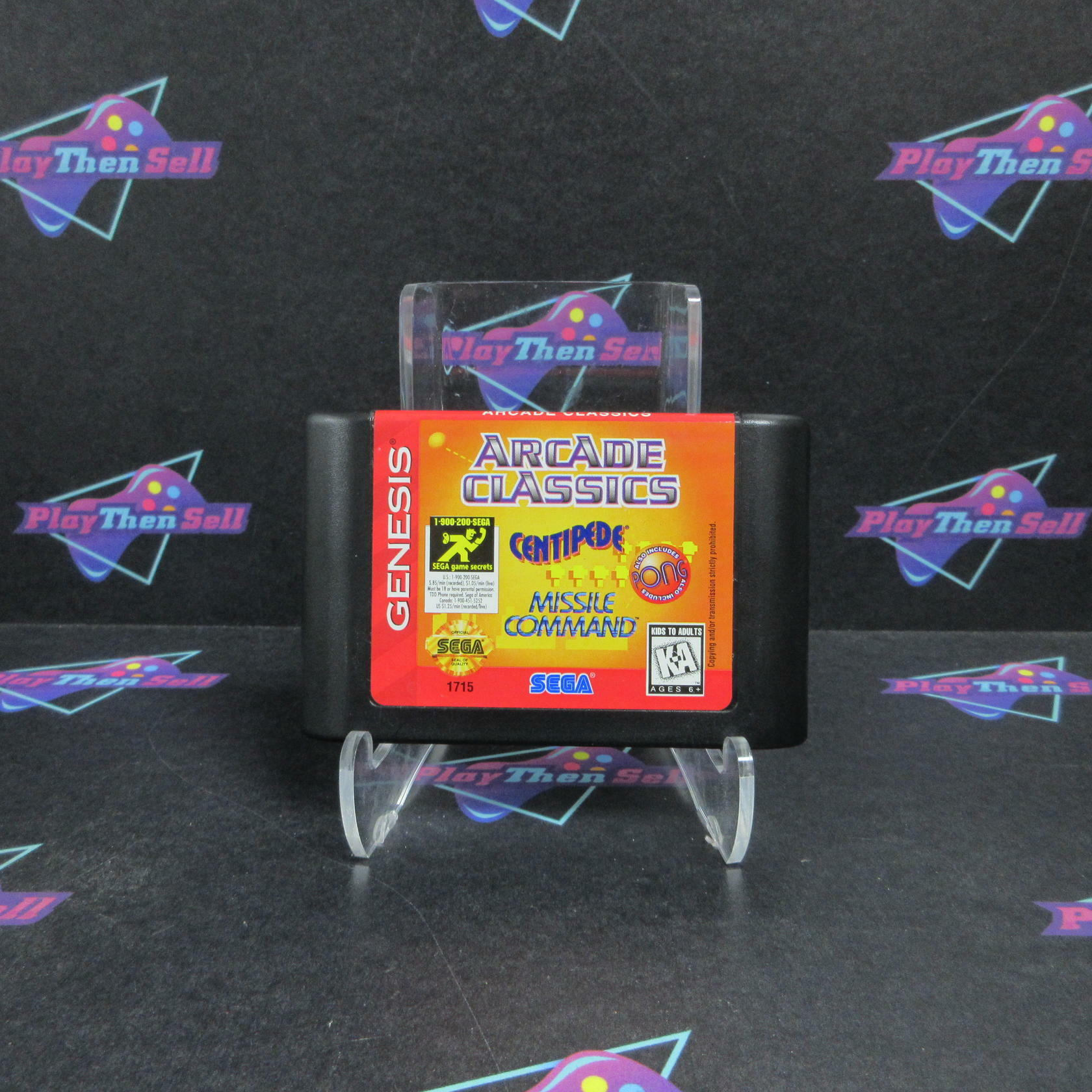 Arcade Classics Sega Genesis + Reg Card Complete - Refurbished