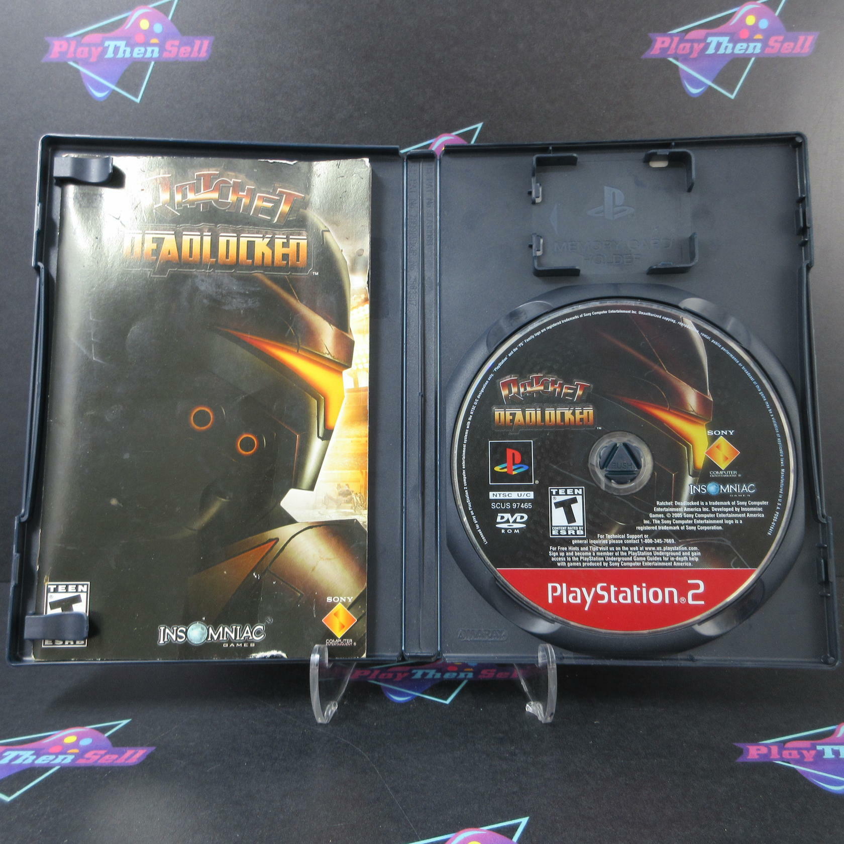 Ratchet Deadlocked PS2 PlayStation 2 GH Complete - Very Good