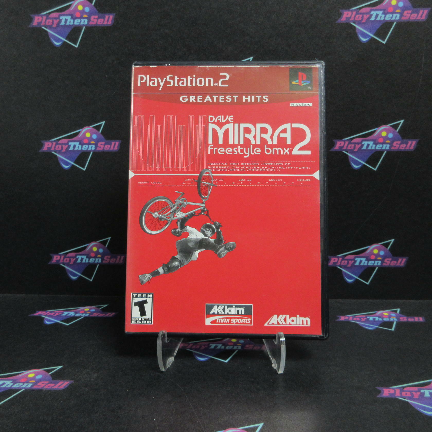 Dave Mirra 2 Freestyle BMX PS2 PlayStation 2 GH + Reg Card Complete - Very Good