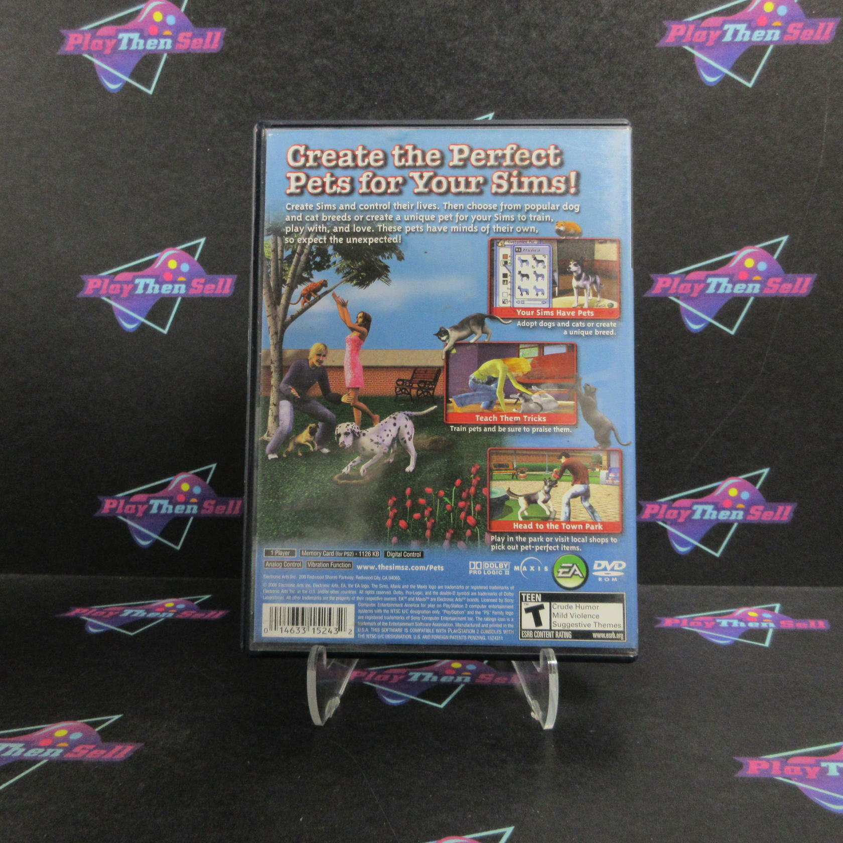 The Sims 2 Pets PS2 PlayStation 2 Complete - Very Good