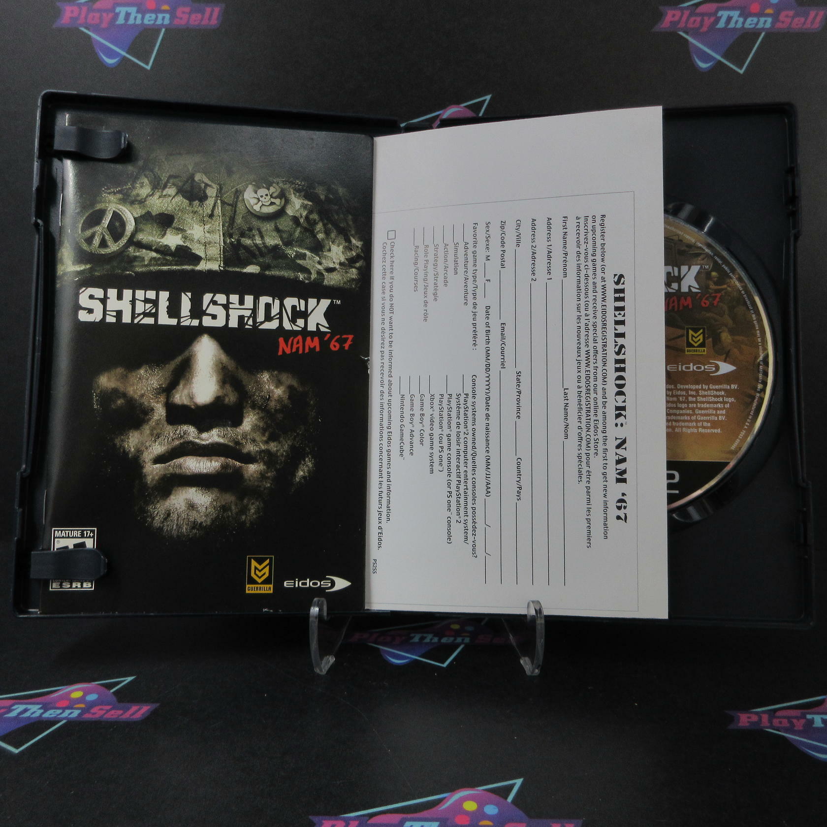 ShellShock Nam 67 PS2 PlayStation 2 + Reg Card Complete - Very Good