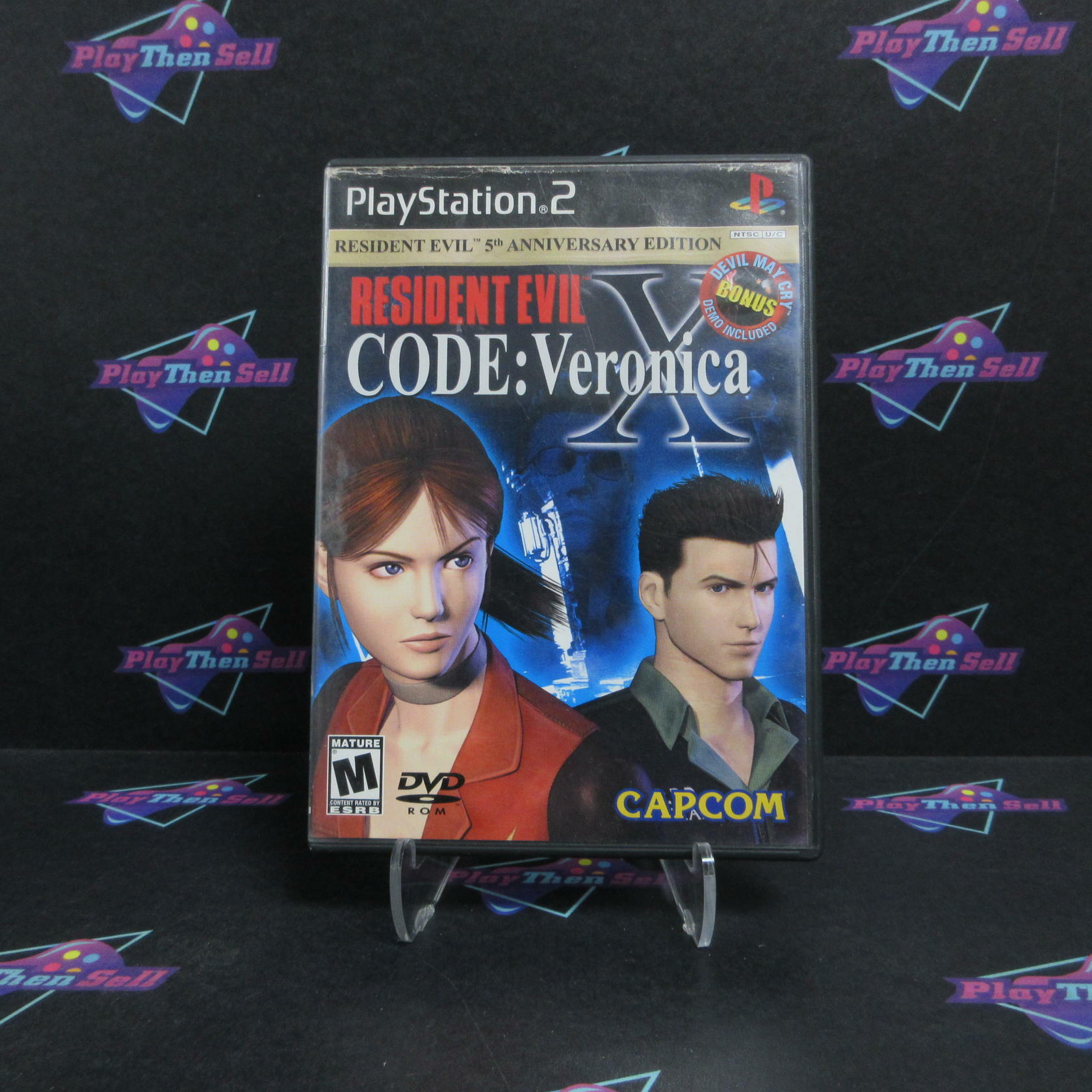 Resident Evil Code Veronica X PS2 PlayStation 2 + Demo Complete - Very Good