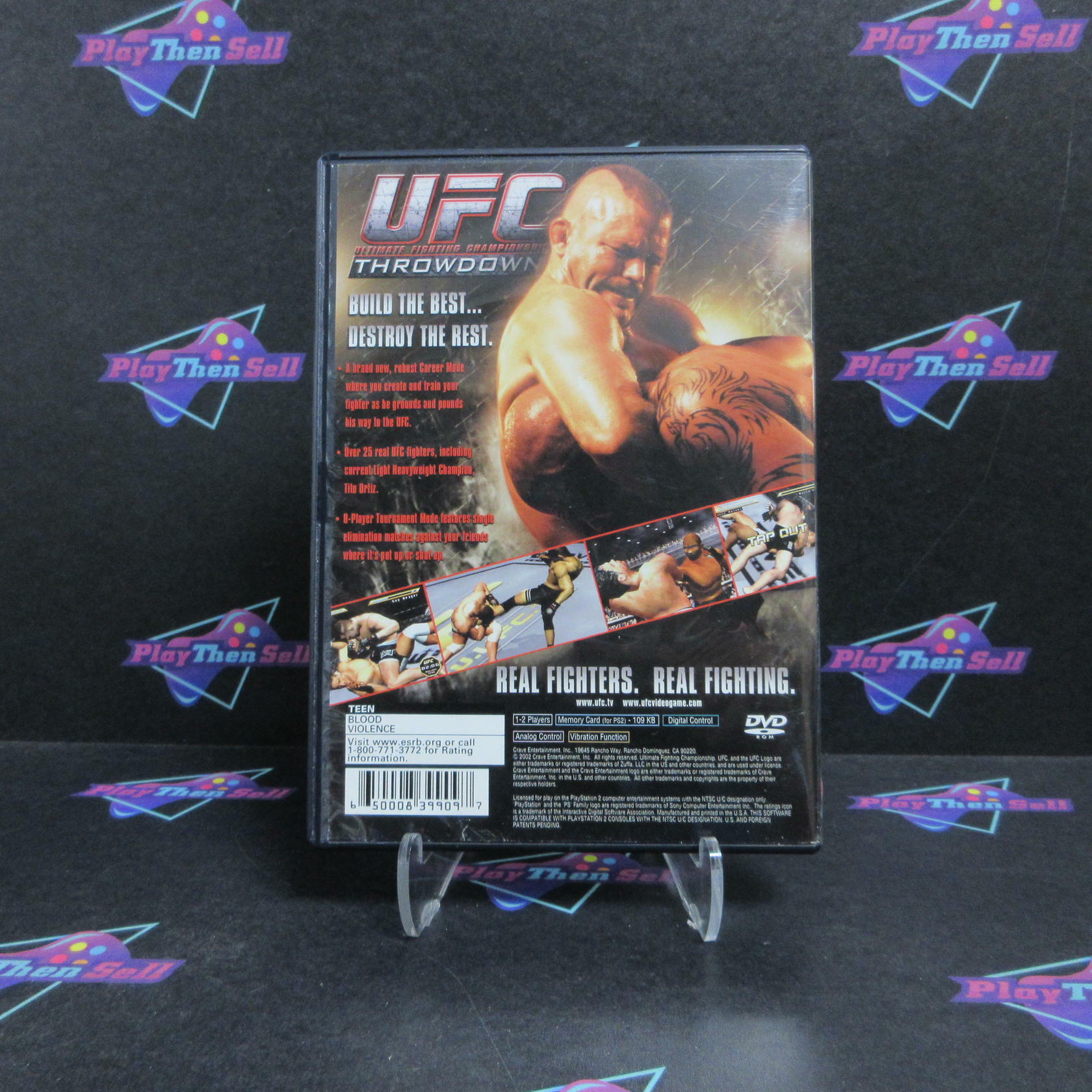 UFC Throwdown PS2 PlayStation 2 Complete - Very Good