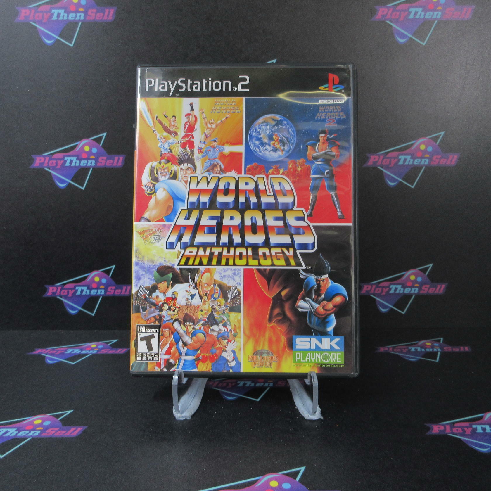 World Heroes Anthology PS2 PlayStation 2 Complete - Excellent