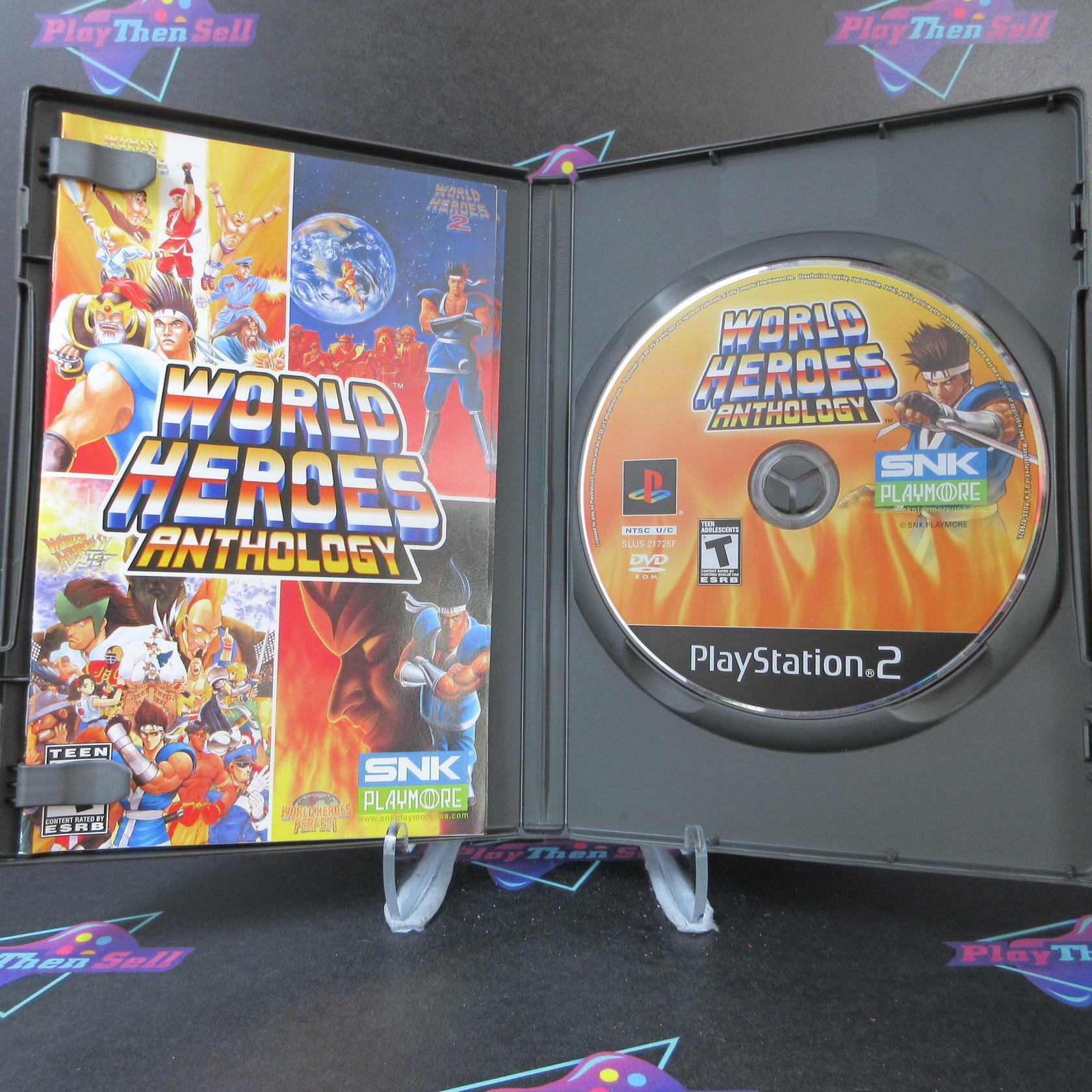 World Heroes Anthology PS2 PlayStation 2 Complete - Excellent