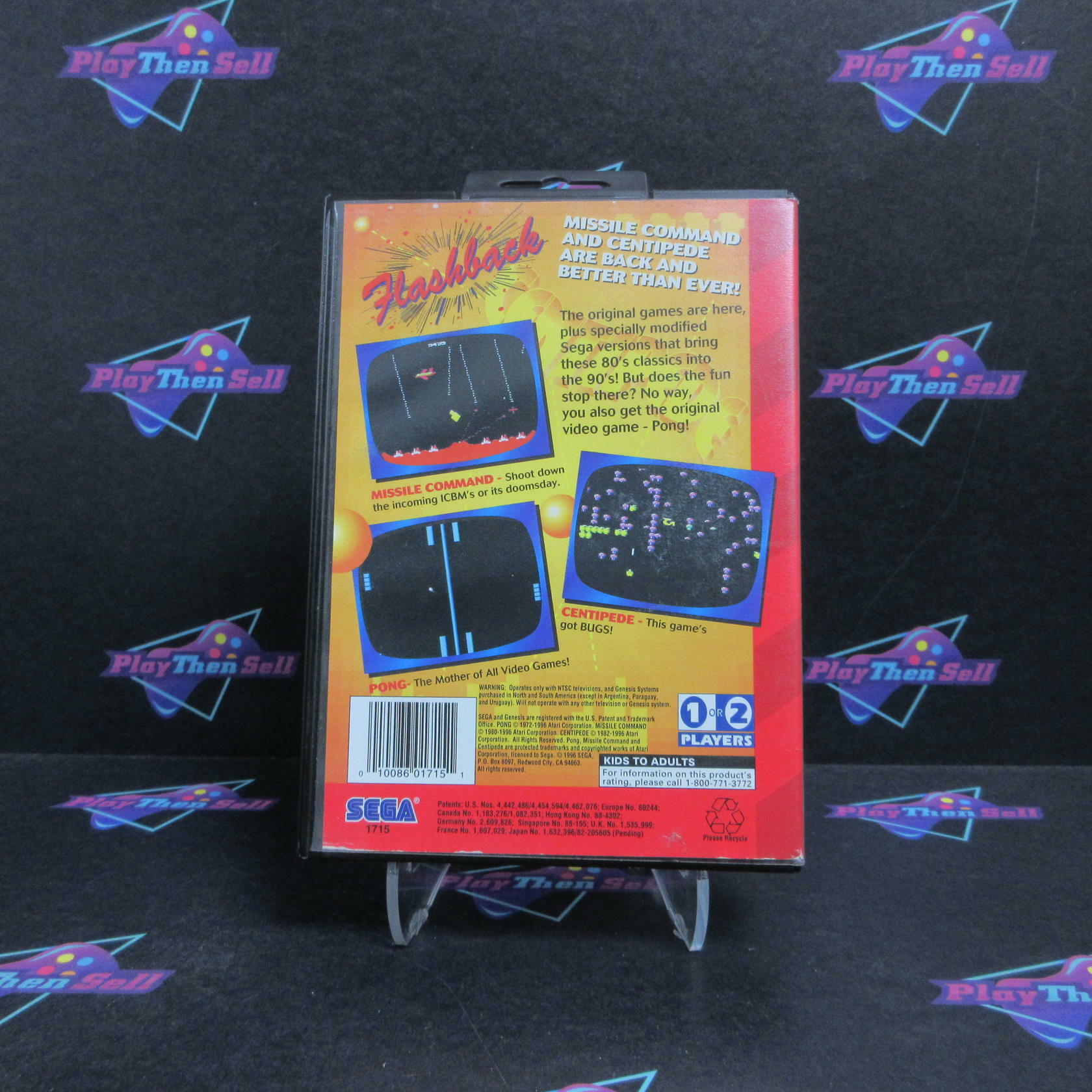 Arcade Classics Sega Genesis + Reg Card Complete - Refurbished