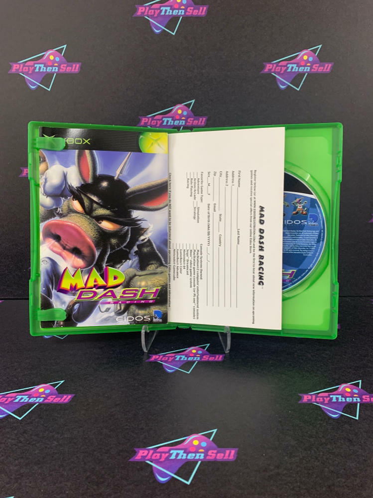 Mad Dash Racing Xbox + Reg Card Complete - Refurbished